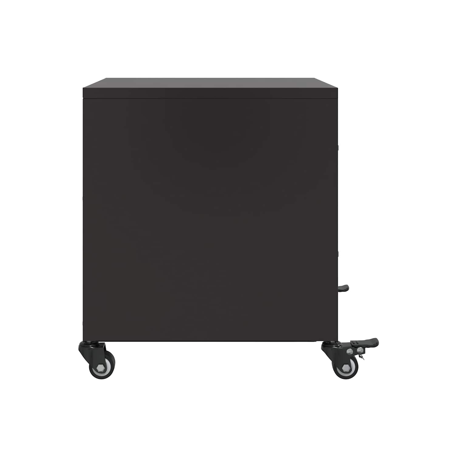 Armoires vidaXL 2 pièces Noir 36x39x43.5&nbsp;cm Acier