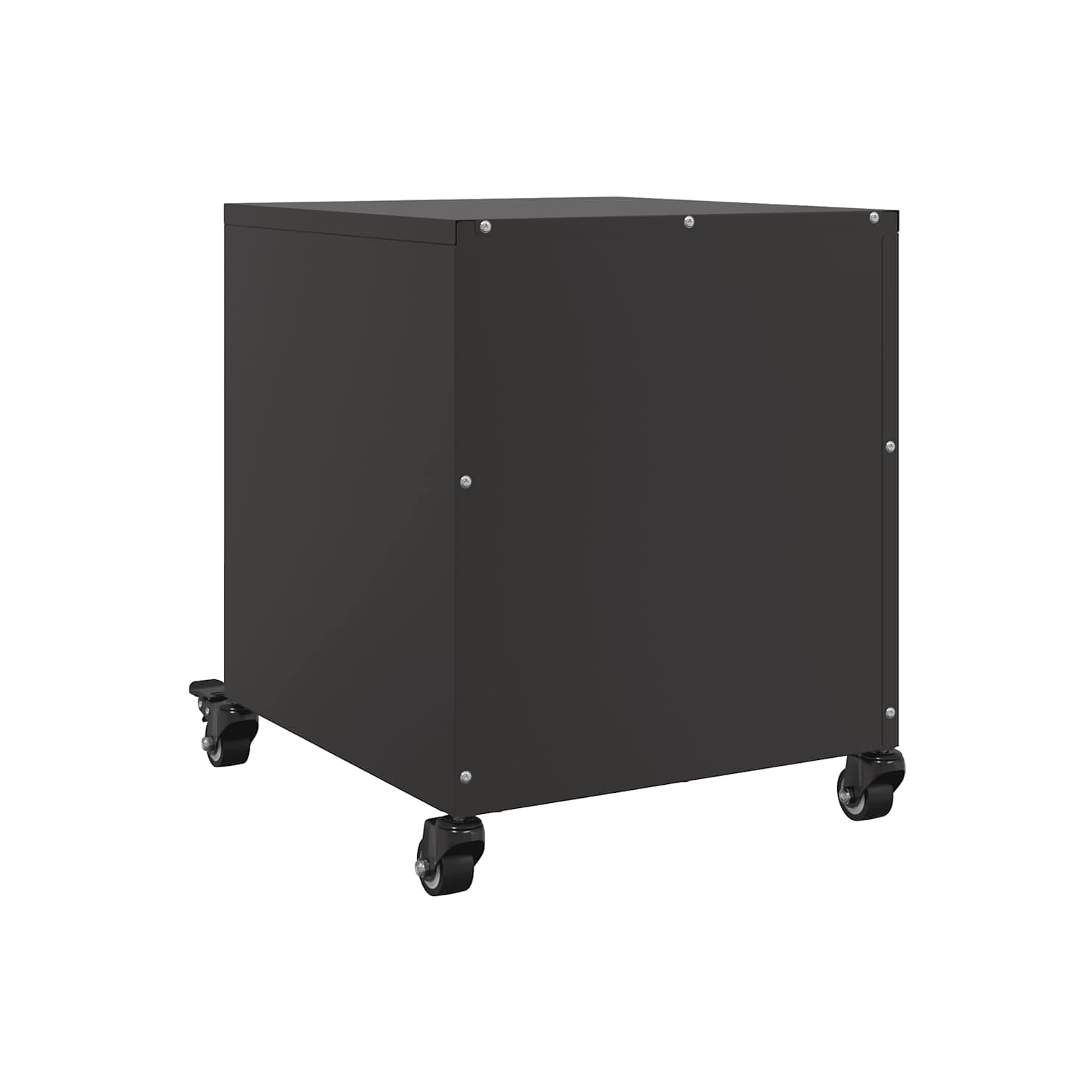 Armoires vidaXL 2 pièces Noir 36x39x43.5&nbsp;cm Acier