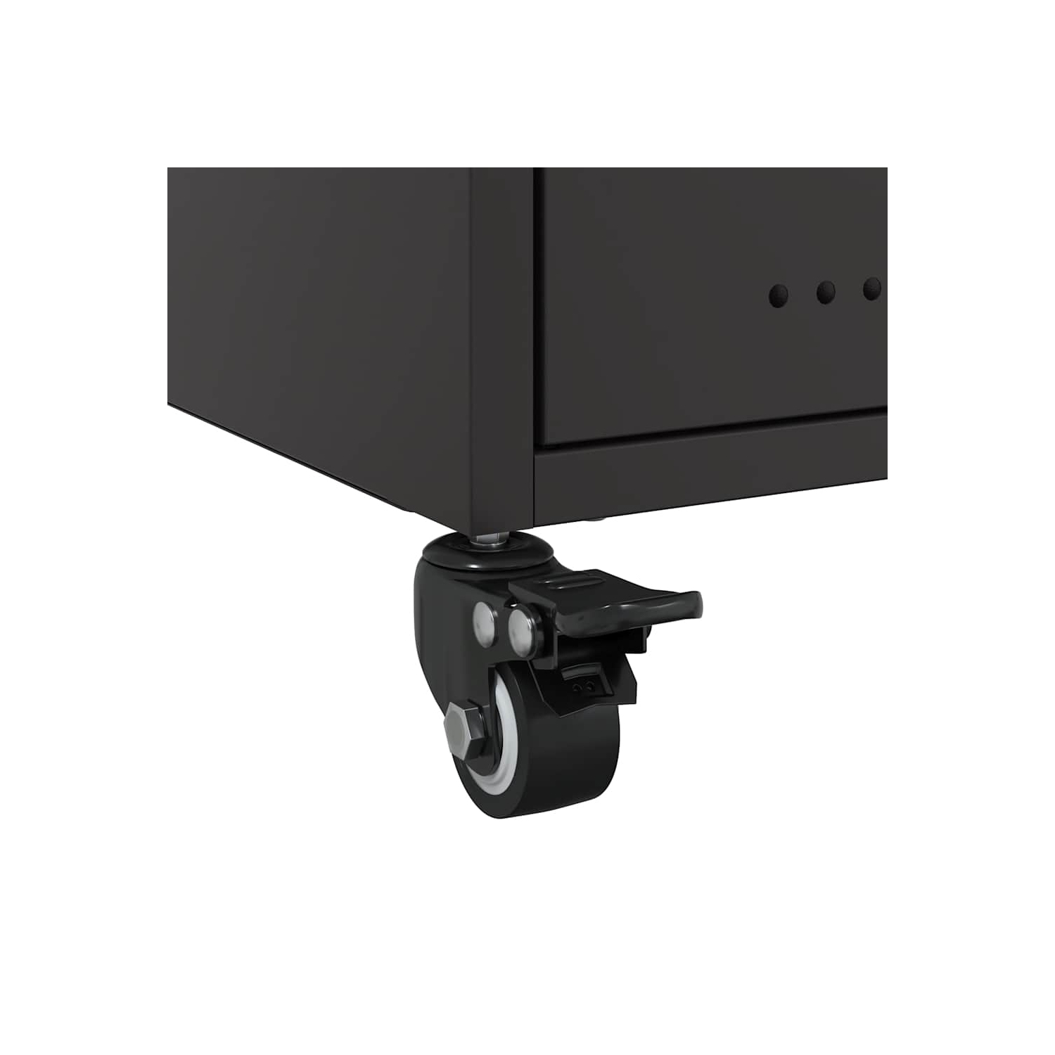 Armoires vidaXL 2 pièces Noir 36x39x43.5&nbsp;cm Acier