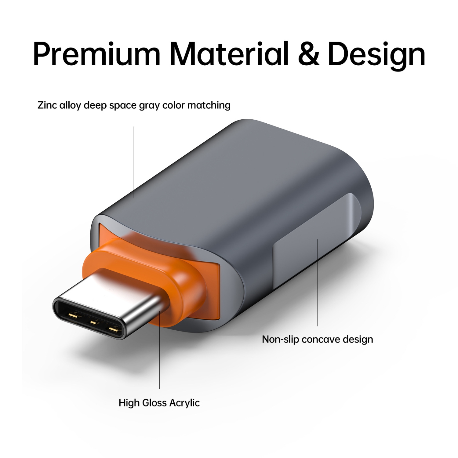 Adaptateur OTG Type vers USB femelle 3,0 adapté pour téléphone mobile Apple ordinateur de type de chargement rapide OTG3.0