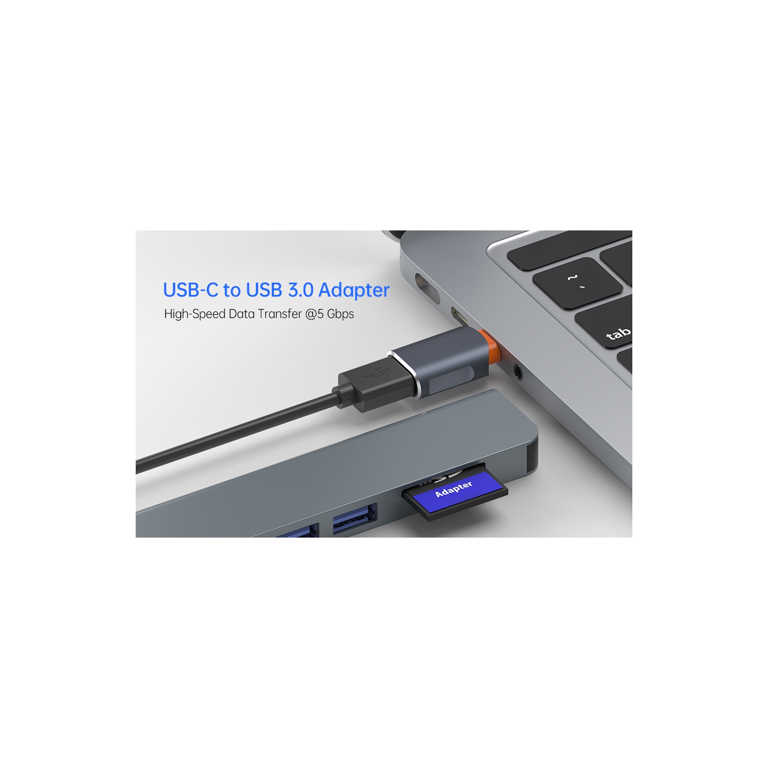 Adaptateur OTG Type vers USB femelle 3,0 adapté pour téléphone mobile Apple ordinateur de type de chargement rapide OTG3.0