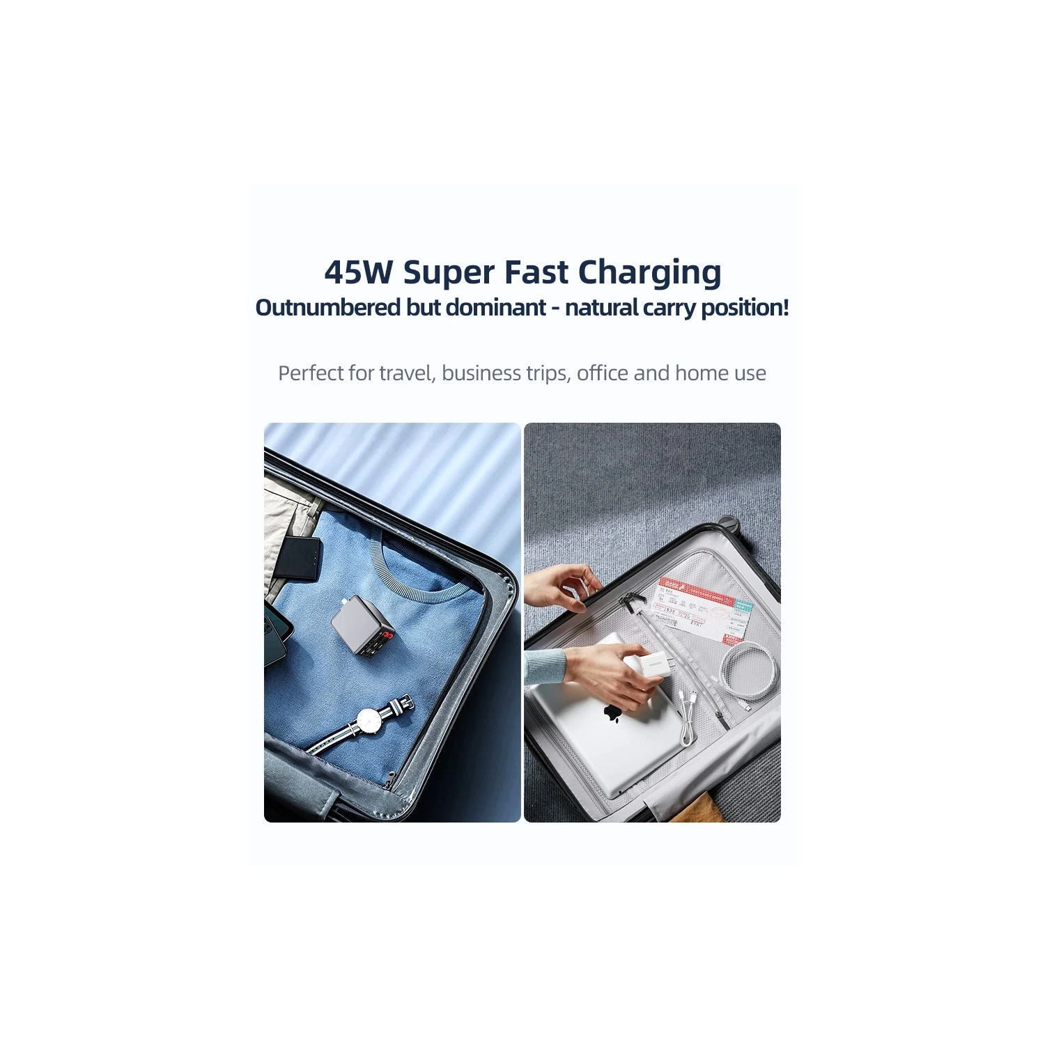 Charger 84W with retractable cable fast charging head for Apple mobile phone charging head 84W four-port travel wall fast charger with retractable