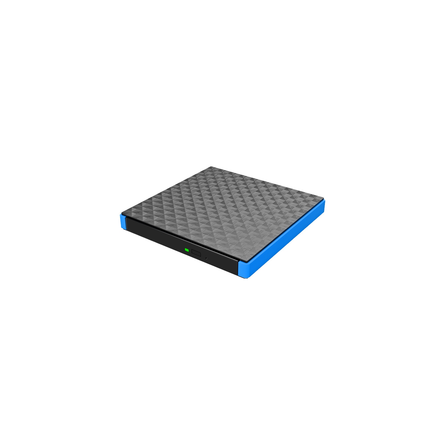 Ordinateur portatif USB 3,0 Graveur Blu-ray externe Lecteur optique BD-RW prend en charge le disque optique pleine zone double interface DVD-noir bleu