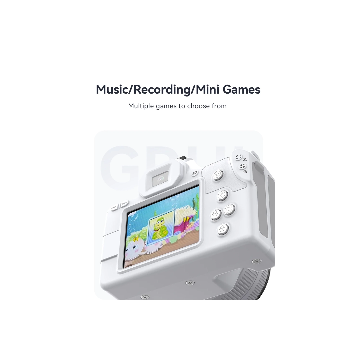 D11 HD 48MP Mini SLR Digital Camera Dual Camera Beauty Light Selfie Video Recording CCD Camera - D11 Black Standard 32G Memory Card + Card Reader +