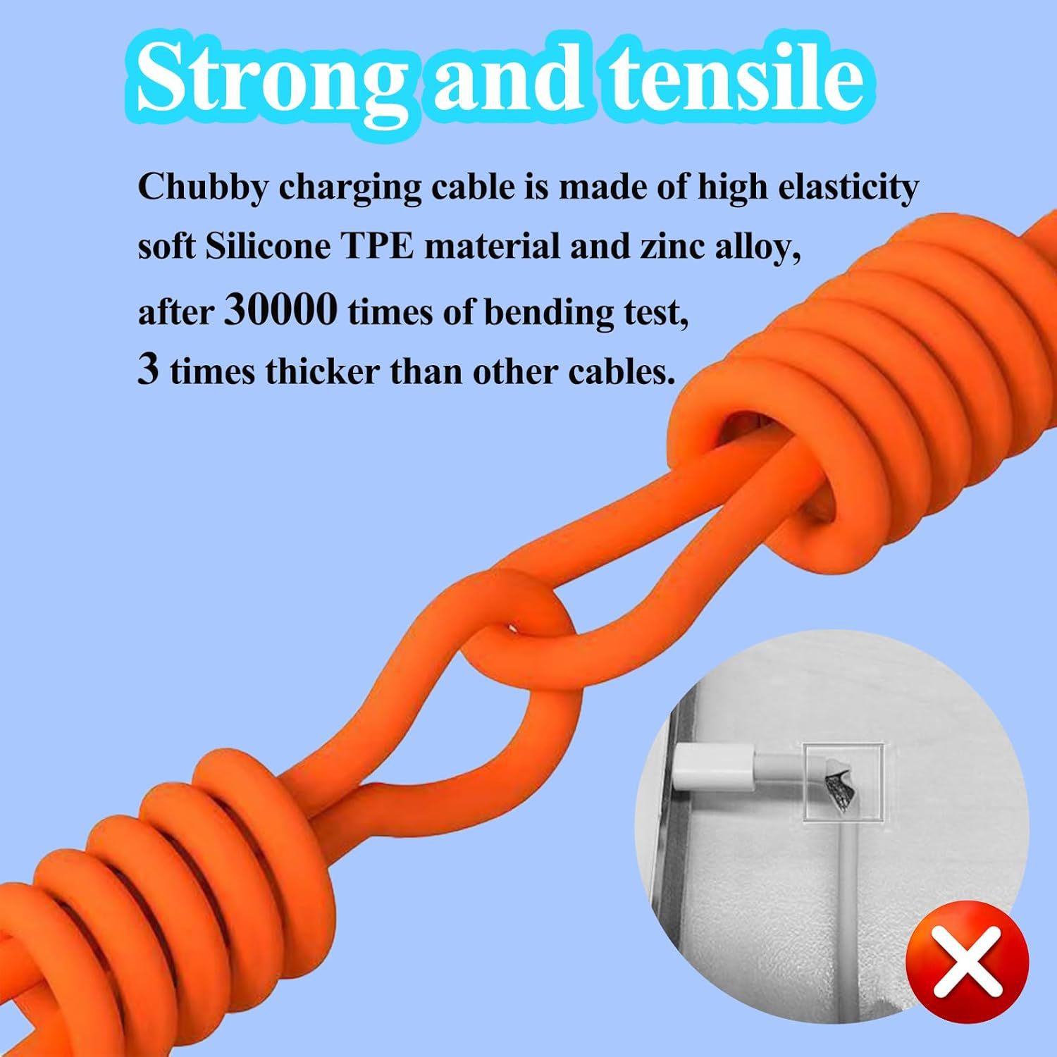 Double elbow typec super fast charging 180 degree rotating data cable charging cable hand-2m [double rotating typec head] 60W