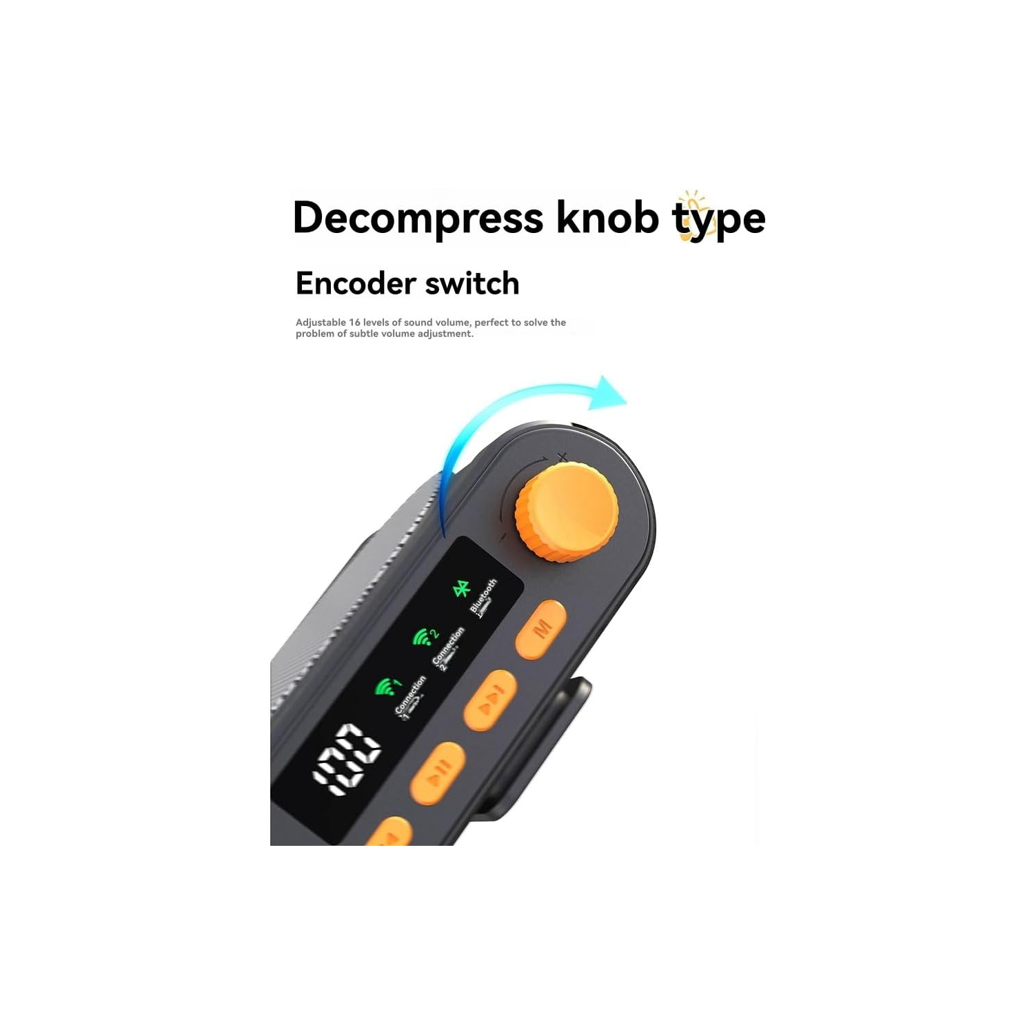 Wireless Lavalier Microphone, Portable Speech Amplifier with 2 Microphones and Rechargeable Speaker for Classrooms, Meetings and Lectures