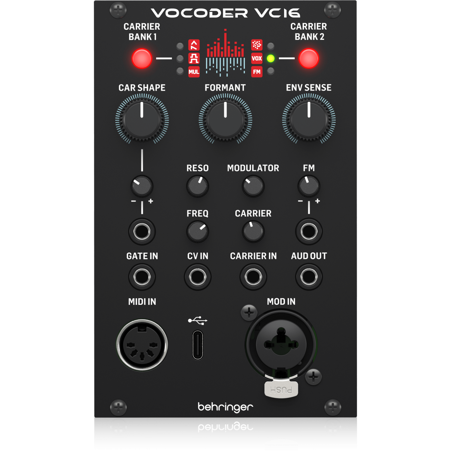 Behringer Vocoder VC16 High-Resolution 16-Band Vocoder Module