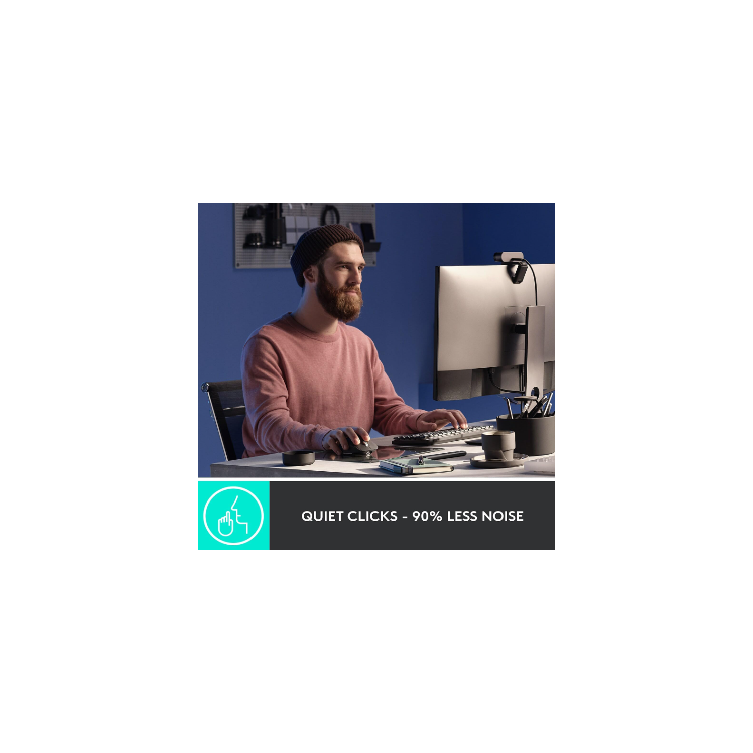 Logitech MX Master 3S Wireless Mouse Standard Edition with Logi Bolt USB Receiver, Ultra-fast Scrolling, Quiet Clicks - Black