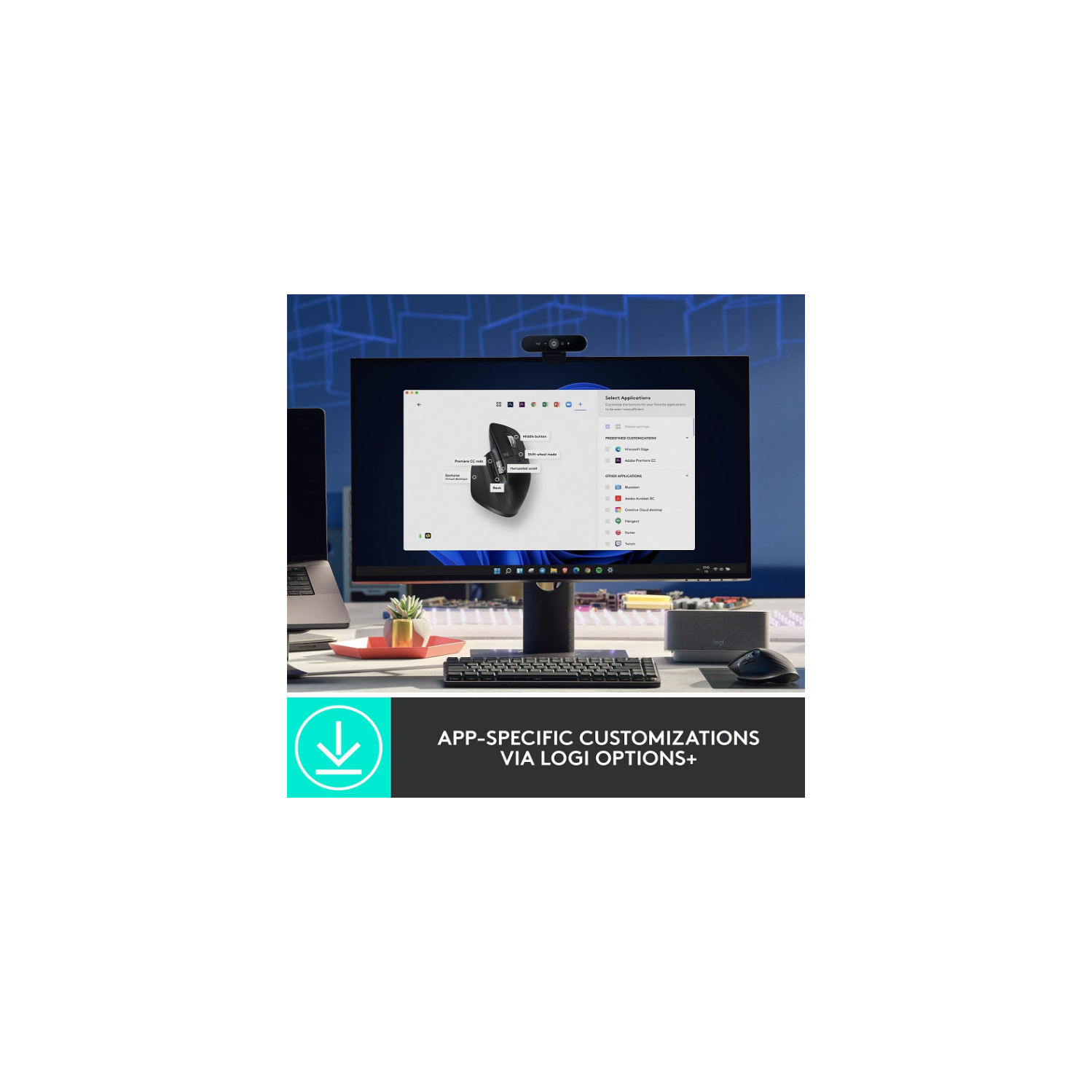 Logitech MX Master 3S Wireless Mouse Standard Edition with Logi Bolt USB Receiver, Ultra-fast Scrolling, Quiet Clicks - Black