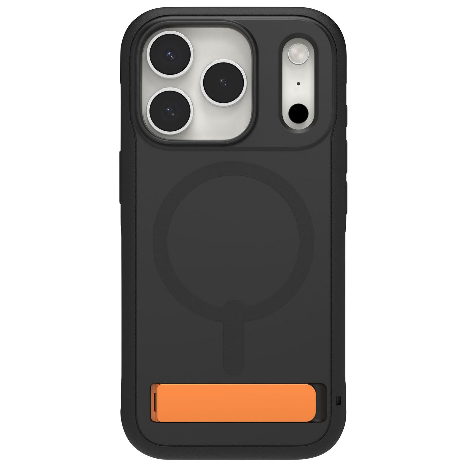 Étui rigide ajusté Sedona Snap de ZAGG avec MagSafe et béquille pour iPhone 17 Pro - Noir