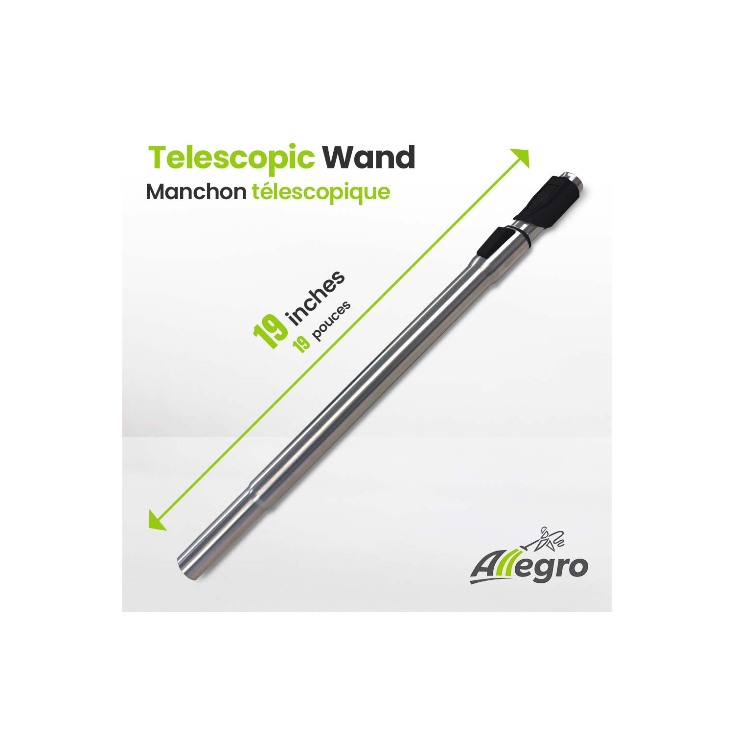 ALLEGRO 628 AW Powerful Central Vacuum System-30ft Deluxe Bare Floor Accessory Kit-Made in Canada