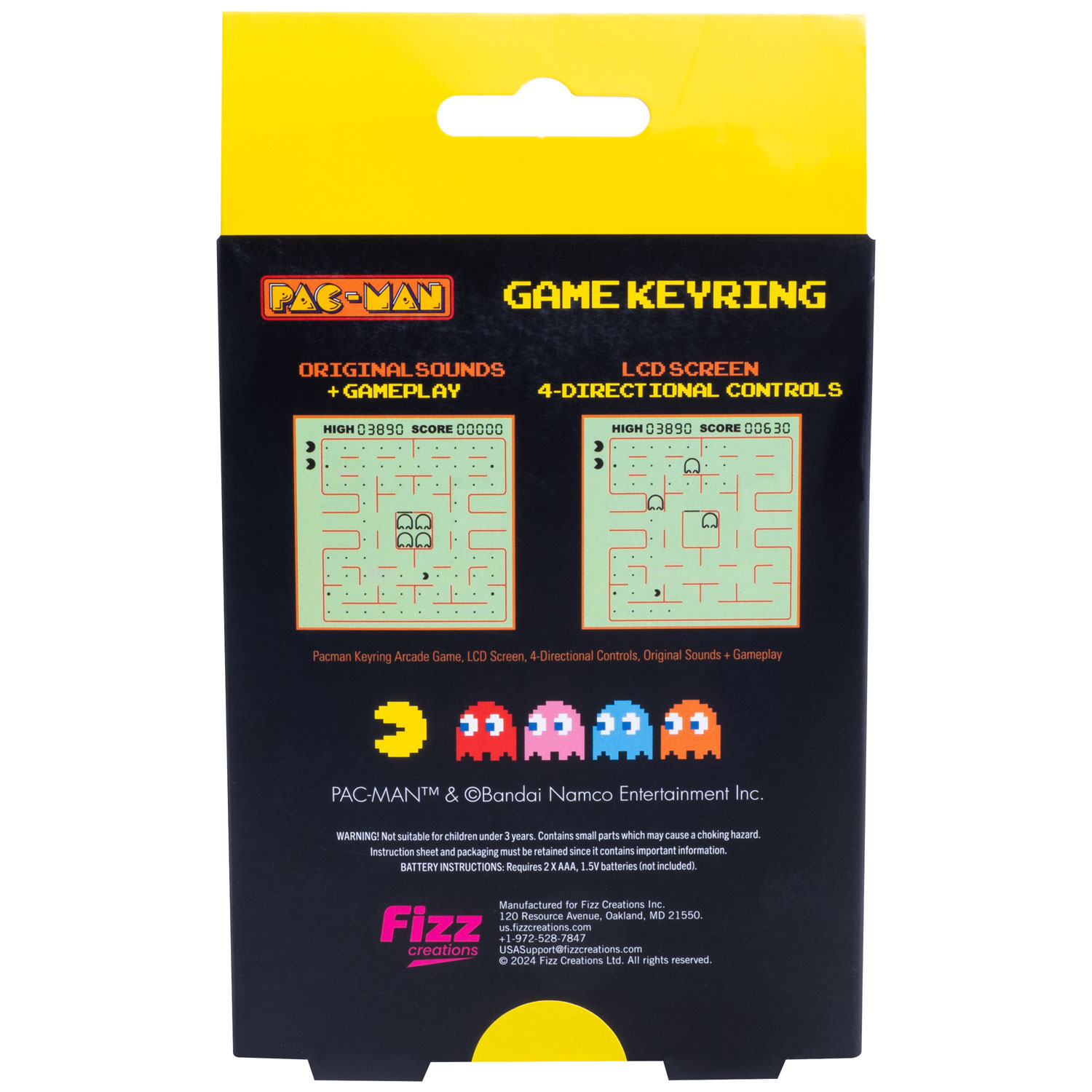 Arcade pour porte-clés PAC-MAN de Fizz Creations