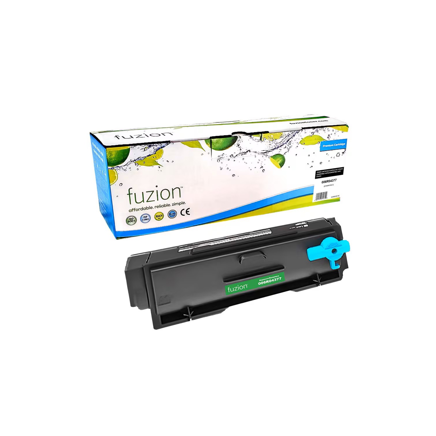 Cartouche d'encre en poudre à haut rendement compatible avec Xerox 006R04377 de Fuzion - Noir