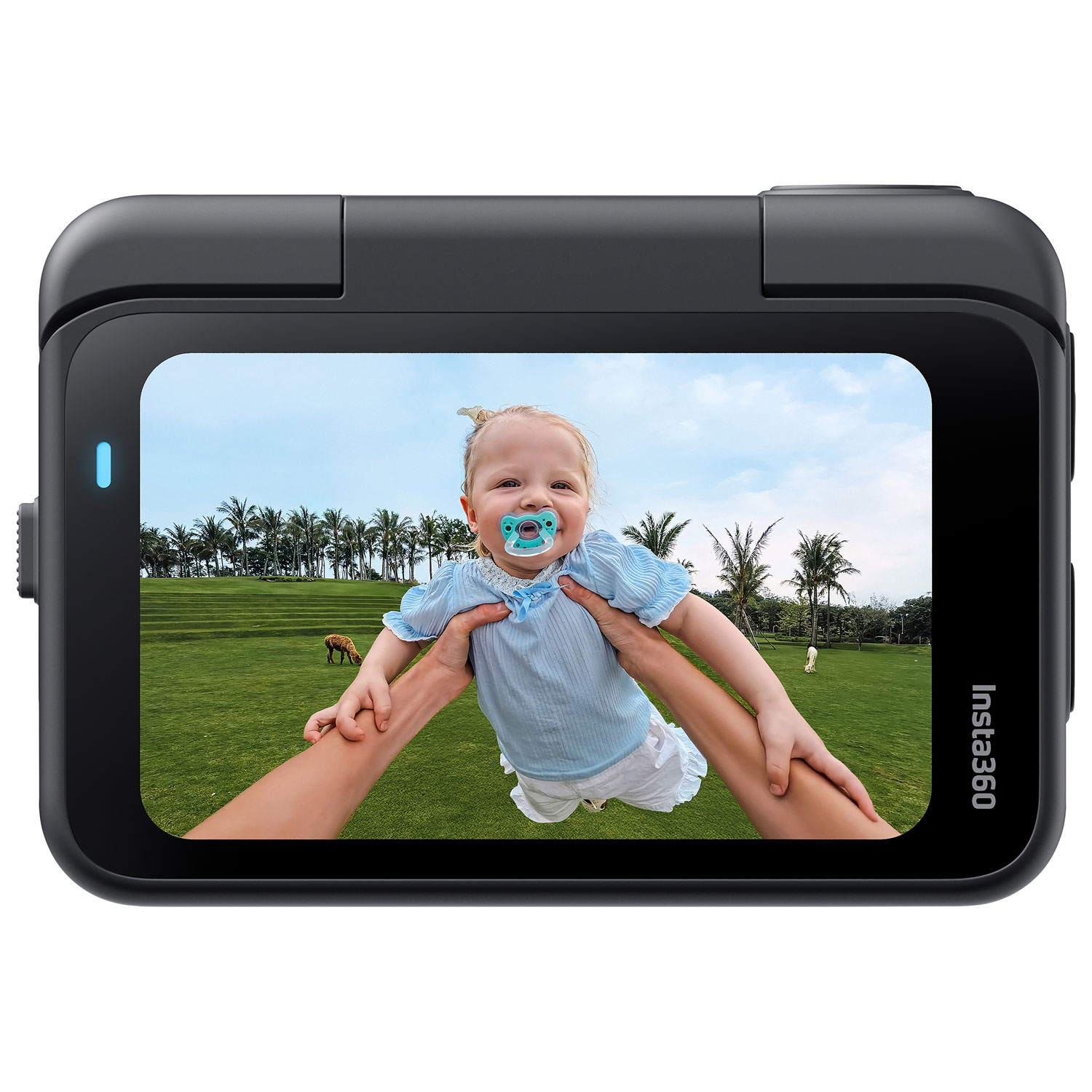 Caméra de sport étanche 4K 360° GO Ultra d'Insta360 - Noir