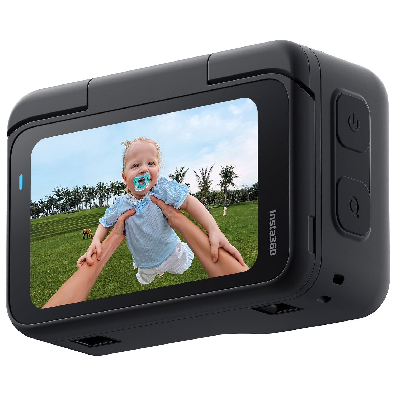 Caméra de sport étanche 4K 360° GO Ultra d'Insta360 - Noir