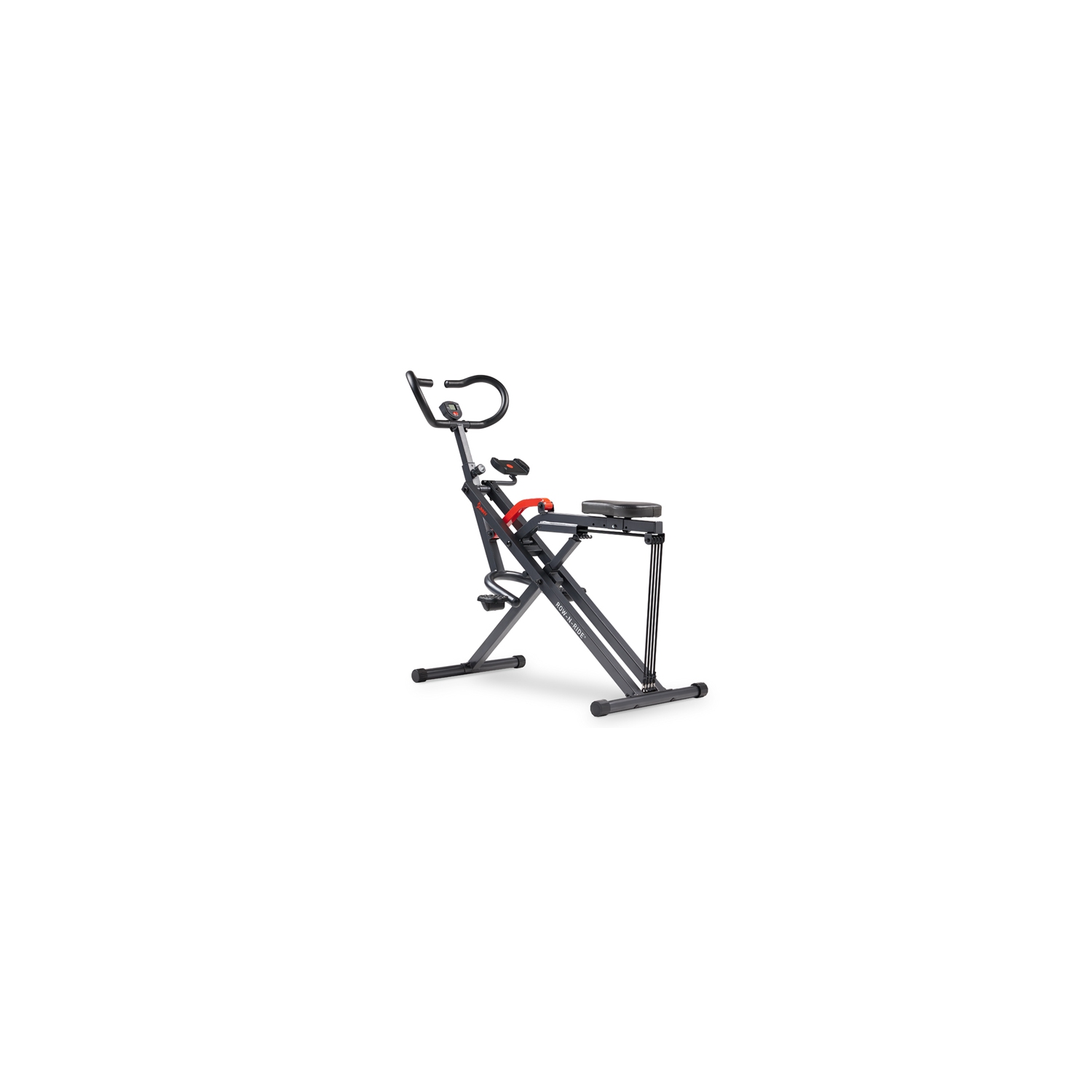 Sunny Health & Fitness SMART Row-N-Ride Plus Assisted Squat Machine - NO. 077PLUS SMART