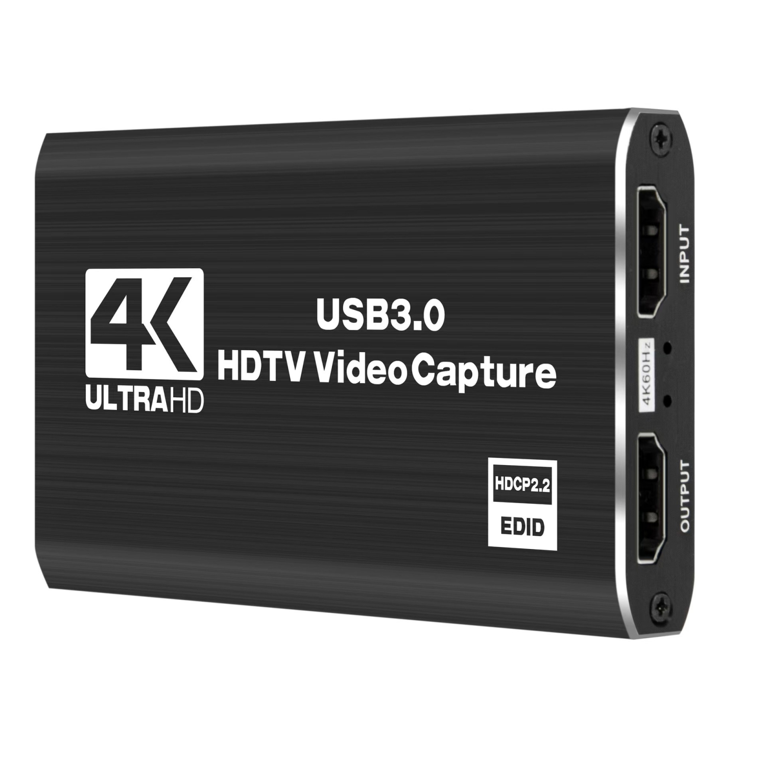 Carte de saisie vidéo HDMI, 1080p 60 ips, carte de saisie HDMI à USB 3,0 pour diffusion en continu avec appareil photo/Xbox/PS4/PS5/PC/OBS