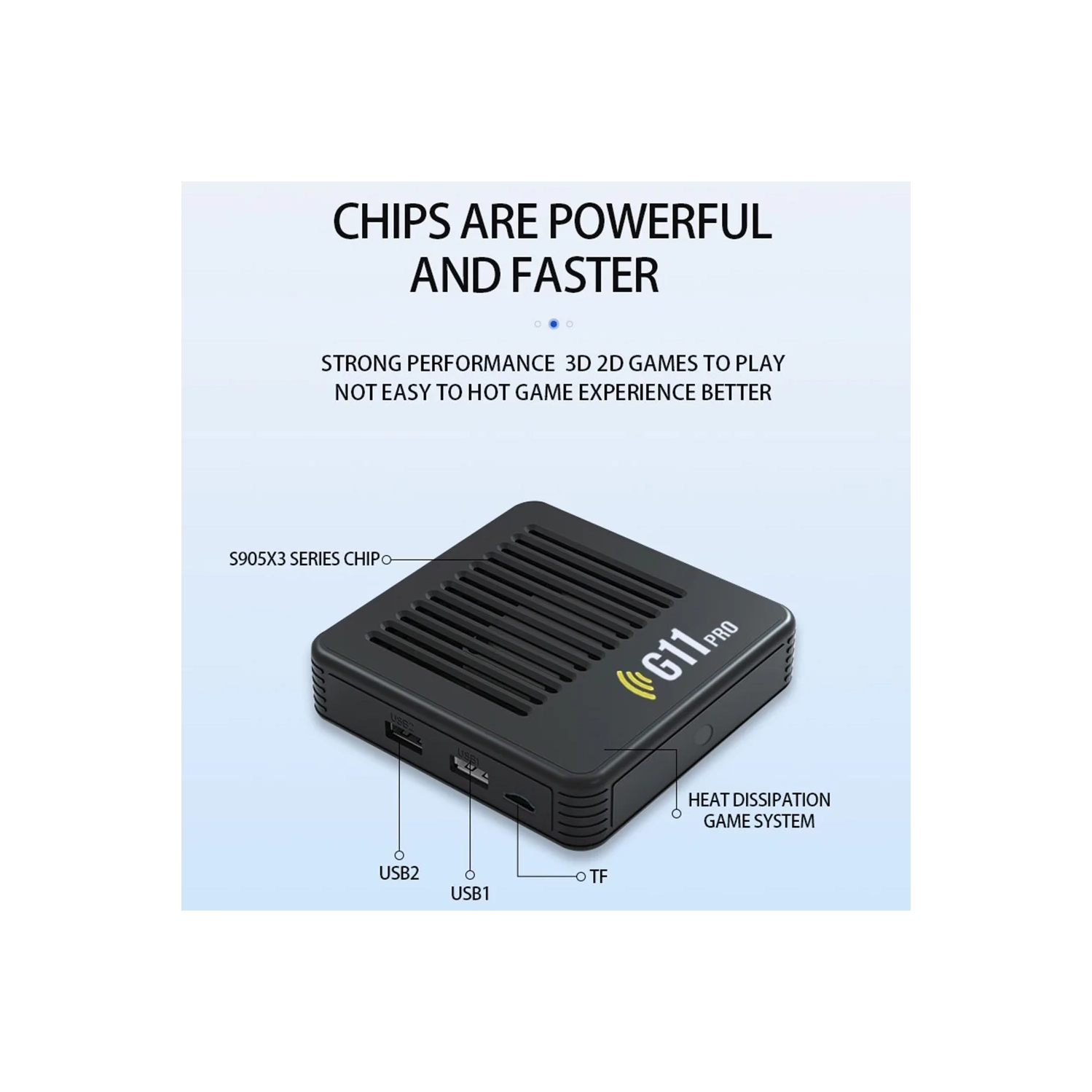 Boîte de jeu Retro Wave, 30000 jeux rétro, jeux vidéo prêts à l'emploi avec 2 manettes sans fil Dual Controller Lecteur de jeu portatif