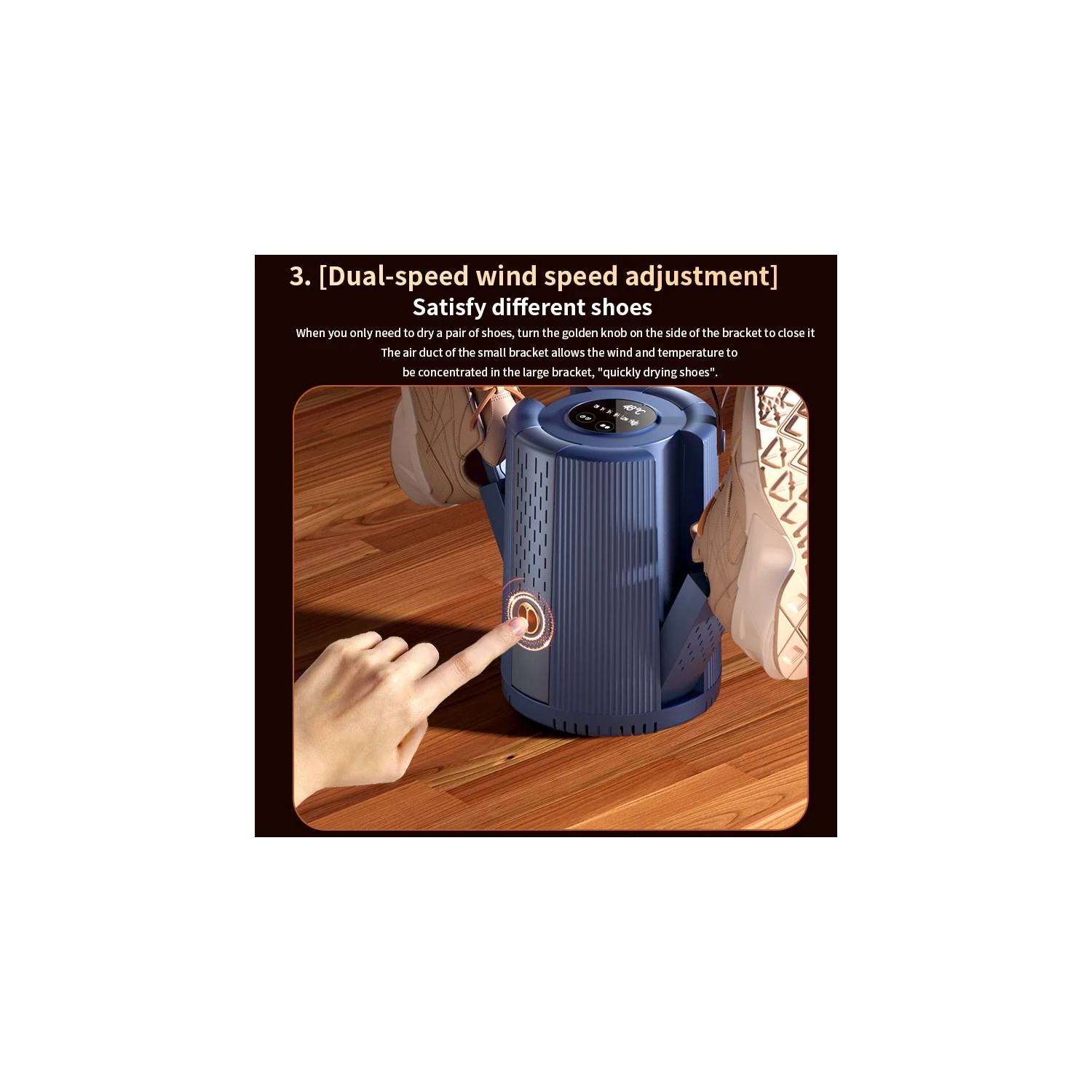 Intelligent Timer Shoe Dryer Household Foldable Shoe Warmer 2 pairs Shoes Dry Constant Temperature Boot Dryer For Eliminate Odor Fast Drying Boot