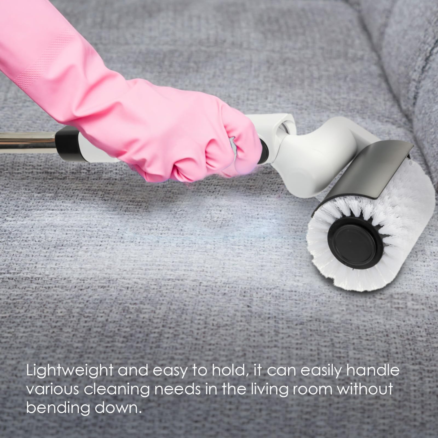 Electric Spin Scrubber- Shower Scrubber with Long Handle, Electric Cleaning Brush with Replaceable Brush Heads for Shower, Bathtub,Tile, Floor