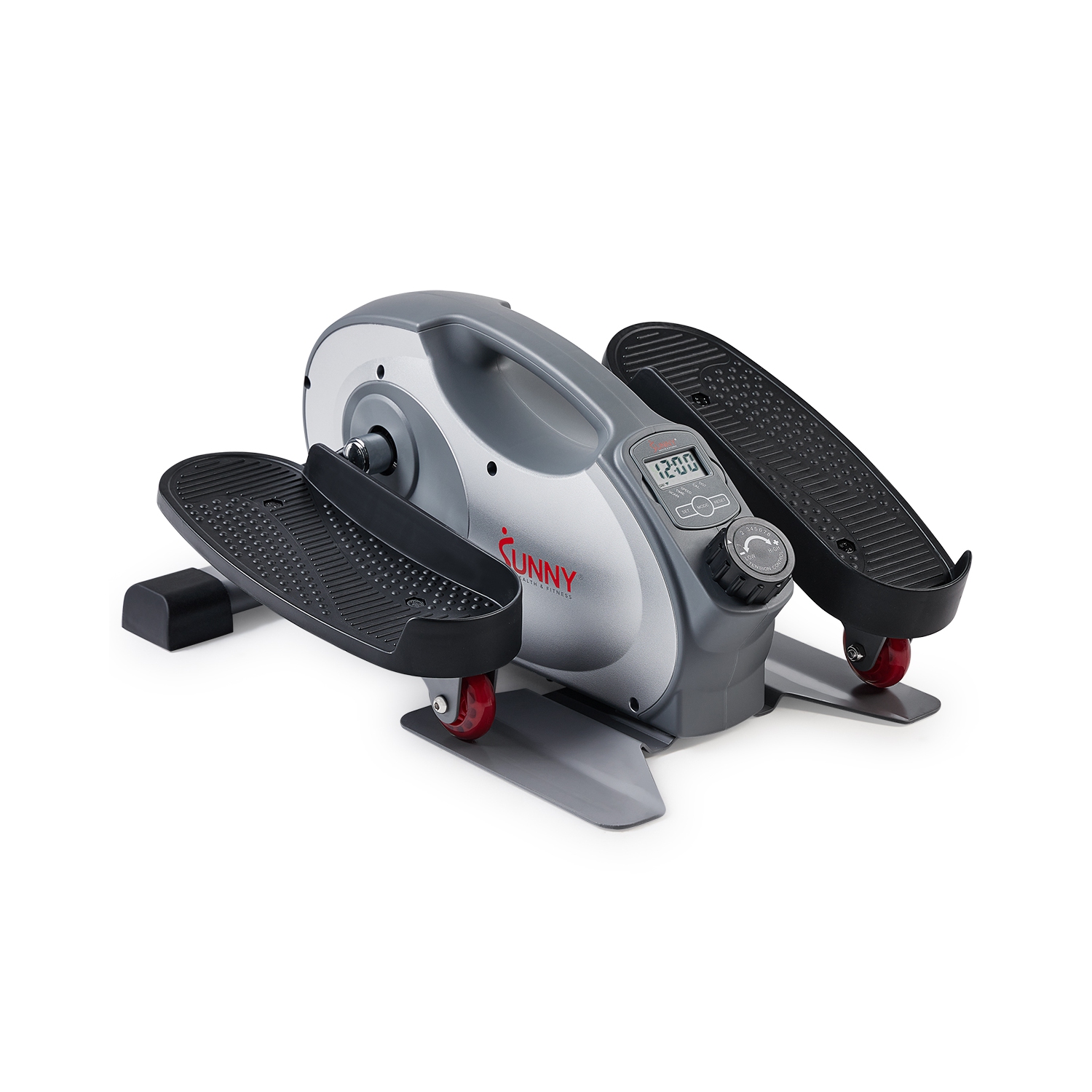 Exerciseur elliptique portatif magnétique intelligent sous le bureau de Sunny Health & Fitness - SF-E323017