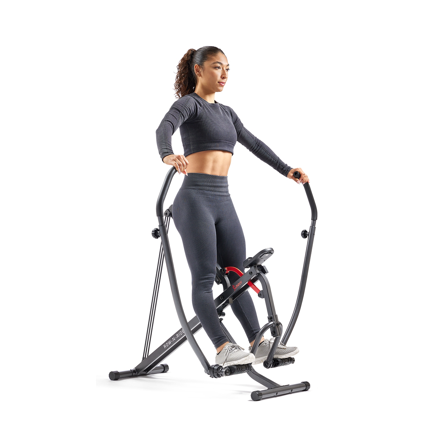 Entraîneur multifonction intelligent Row-N-Ride tout le corps ajustable de Sunny Health & Fitness – SF-A022070