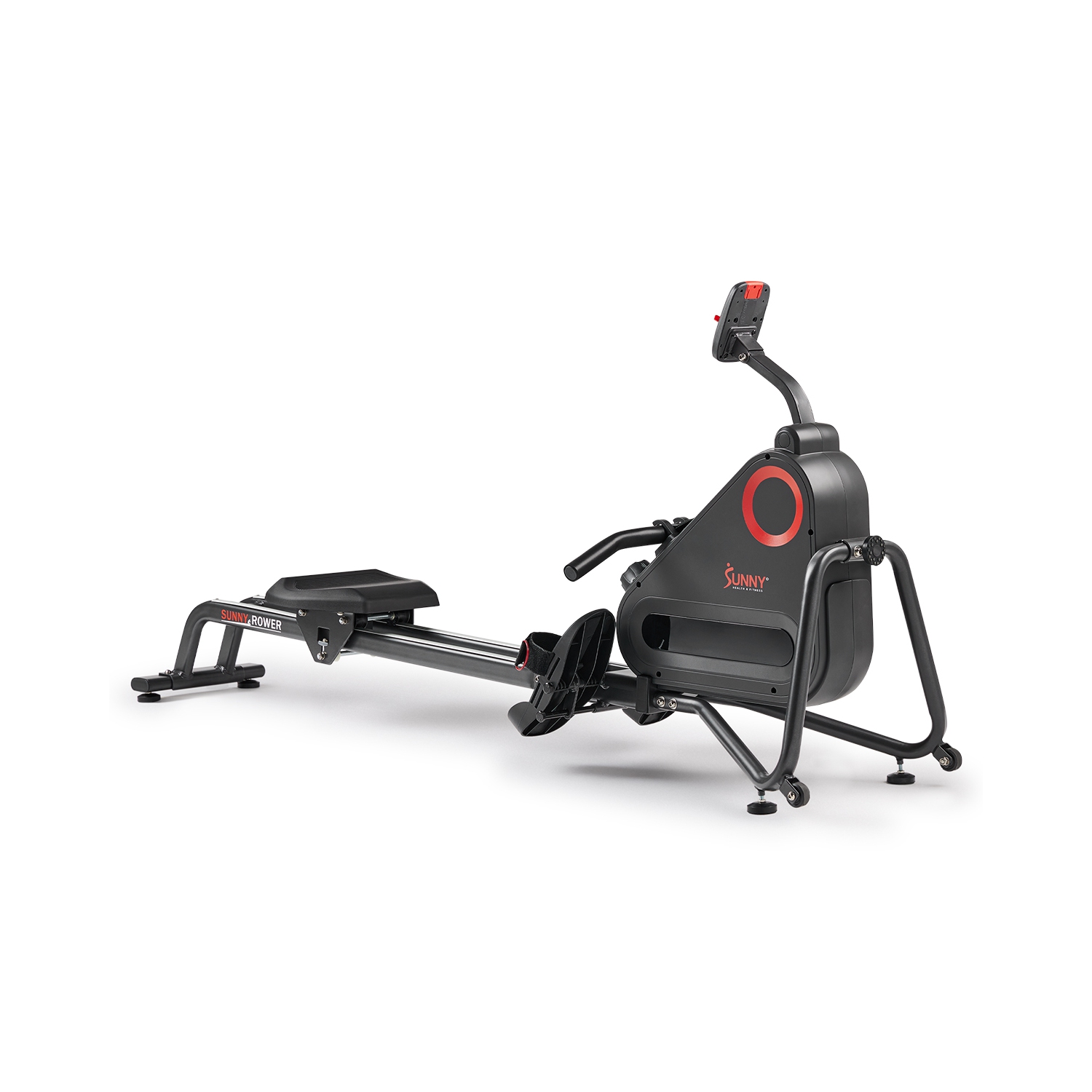 Rameur magnétique intelligent avec rail double coulissant de Sunny Health & Fitness - SF-RW523021