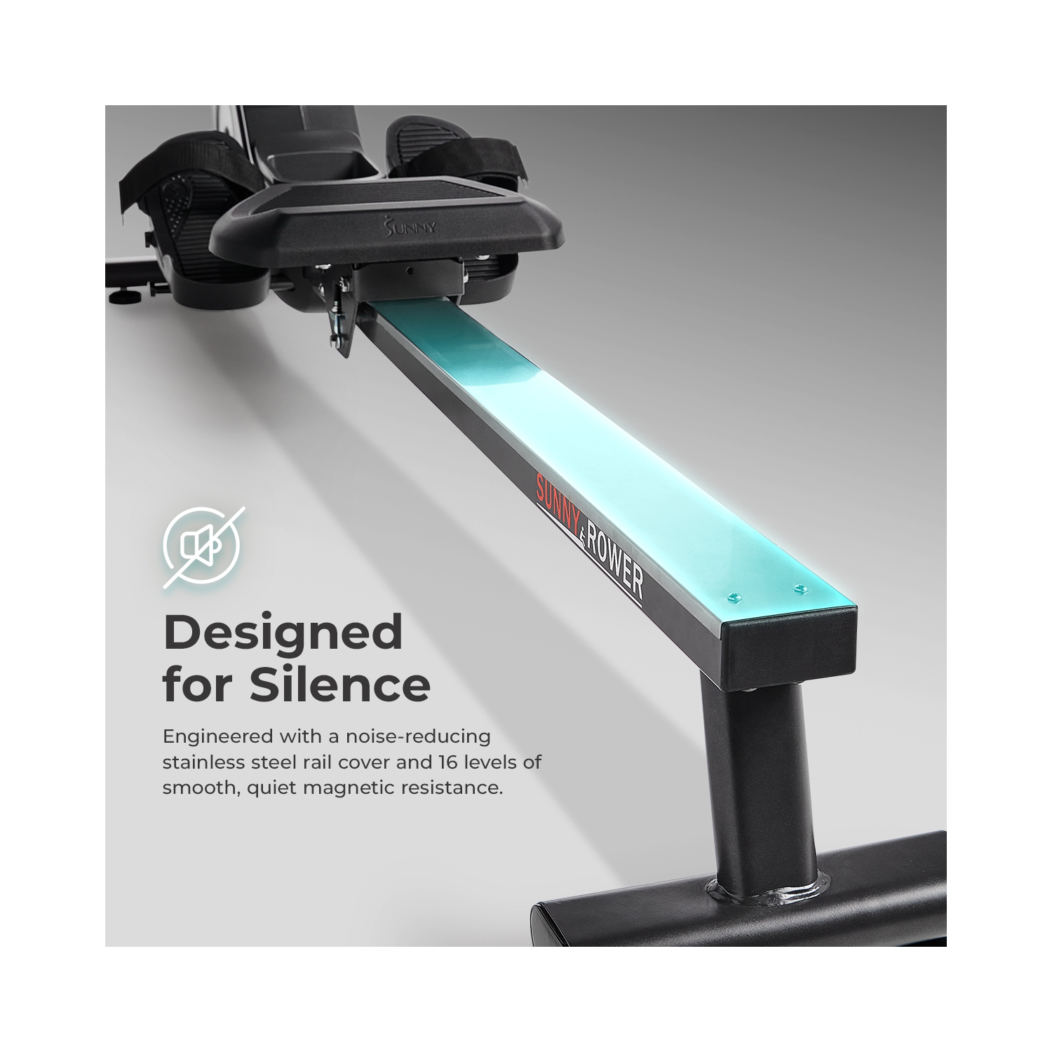 Rameur magnétique intelligent Corezy de Sunny Health & Fitness - SF-RW523043