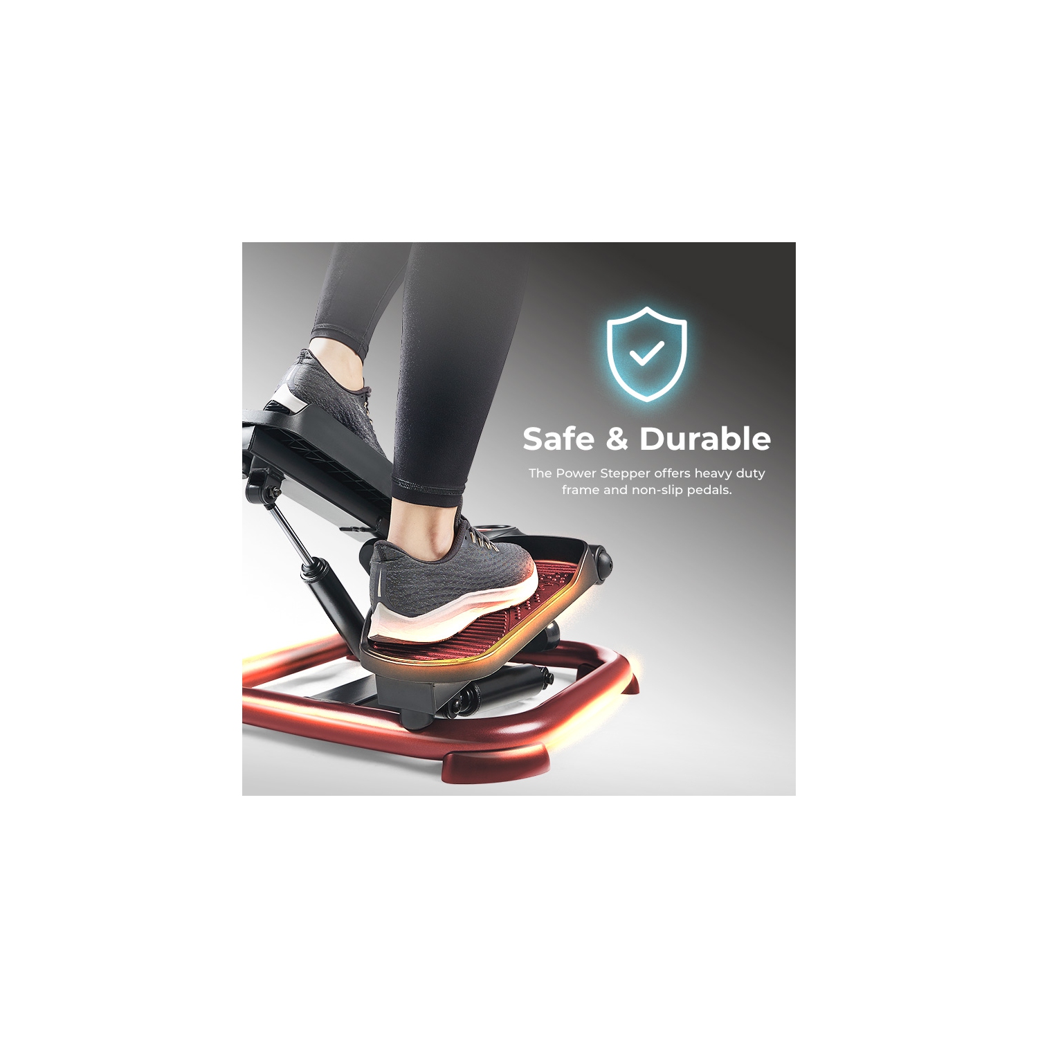 Simulateur d'escalier de Sunny Health & Fitness avec bandes élastiques – SF-S021054