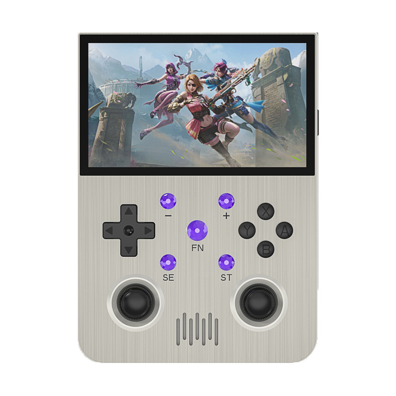 Console de jeu portative G30 Open Source IPS HD PSP Retro manette de 4,3 pouces Joystick Arcade Nouveau modèle, équipé d'une carte 64&nbsp;Go,