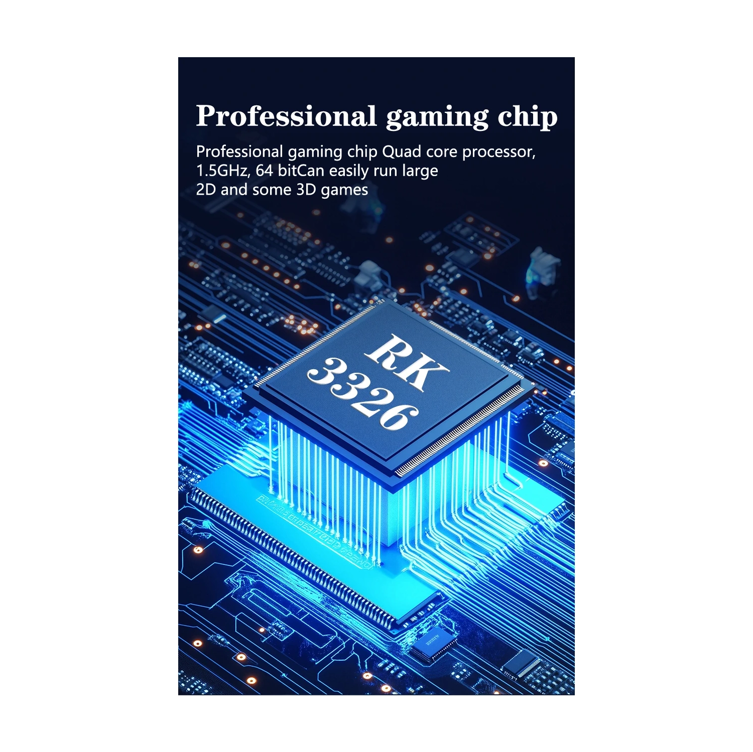 Console de jeu portative G30 Open Source IPS HD PSP Retro manette de 4,3 pouces Joystick Arcade Nouveau modèle, équipé d'une carte 64 Go,