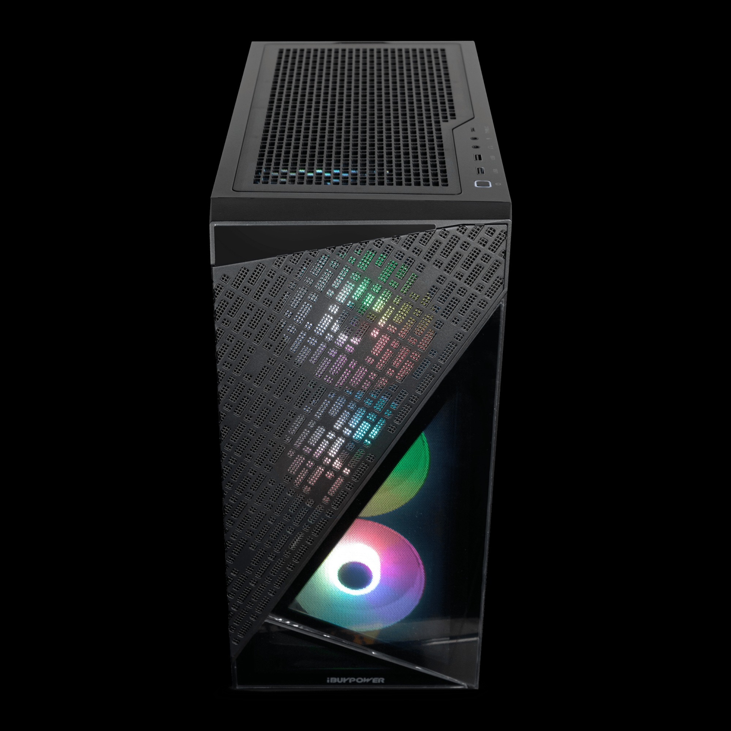 Refurbished(Excellent) iBUYPOWER Slate 6 Mesh Gaming Desktop, RGB Liquid Cooled, Intel Core i5-13600KF, NVIDIA GeForce RTX 4060, 16GB DDR5, 1TB NVMe