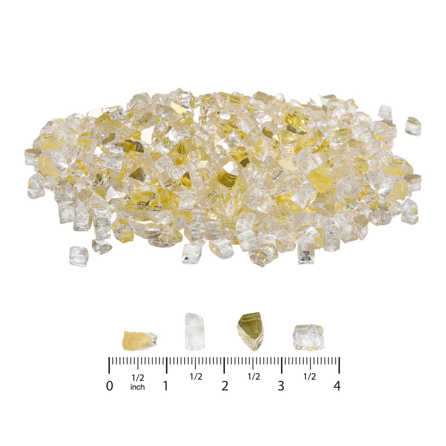 Verre à foyer VEVOR 10 lb/4,5&nbsp;kg, roches de foyer résistantes aux températures élevées, roches de verre réfléchissantes et sans fumée