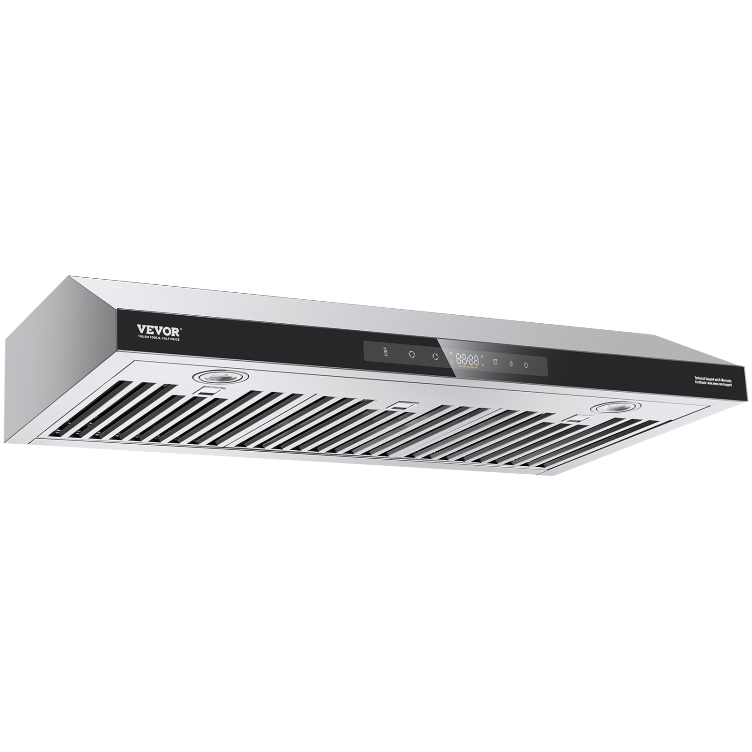 VEVOR 36-Inch Under Cabinet Range Hood, Kitchen Vent Hood, 900CFM Dual Motors Stainless Steel Stove Hood, with Gesture & Touch Control, LED Light,