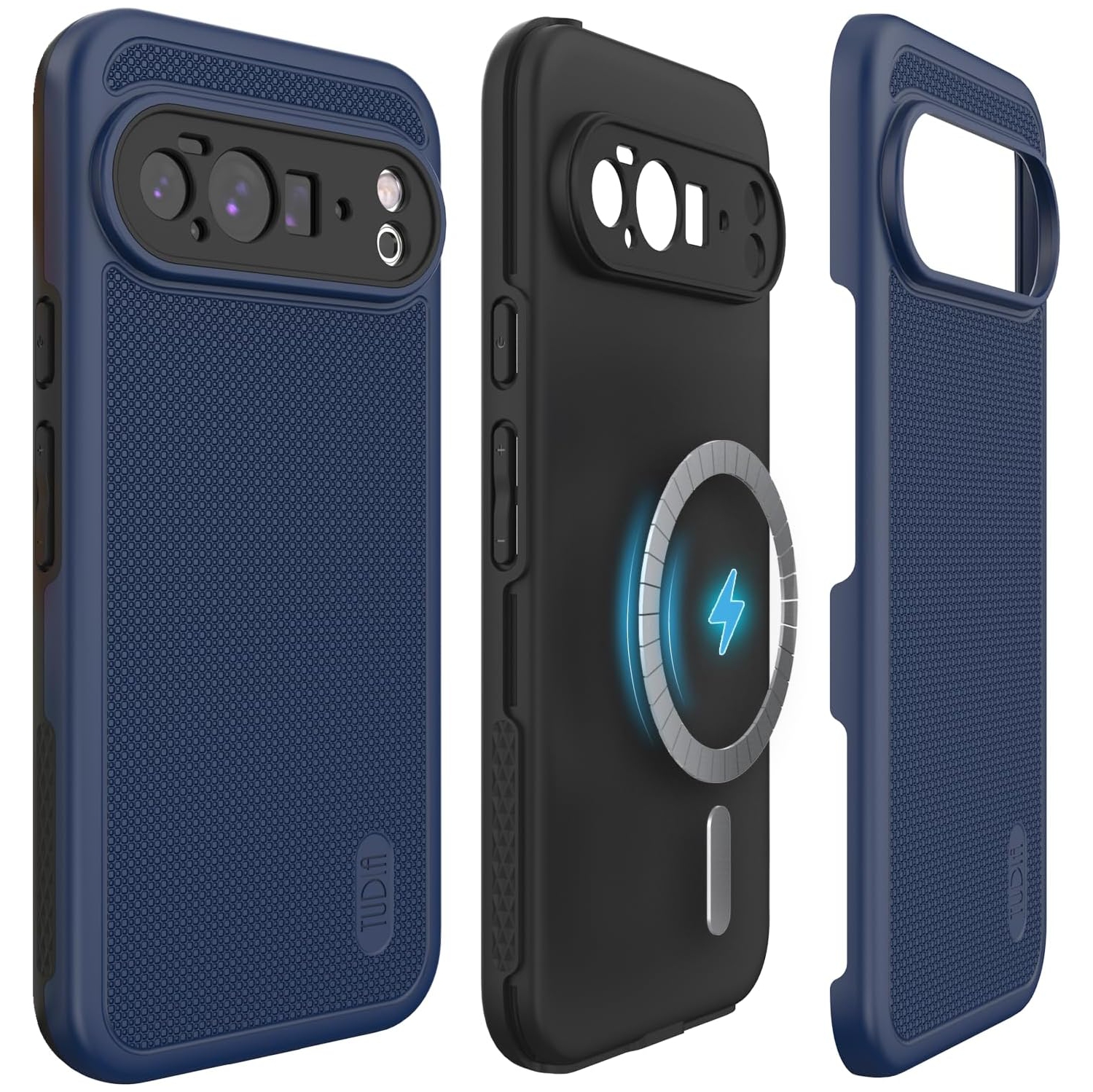 TUDIA MergeGrip Google Pixel 10 Pro XL Case 2025 MagSafe Compatible - Indigo Blue