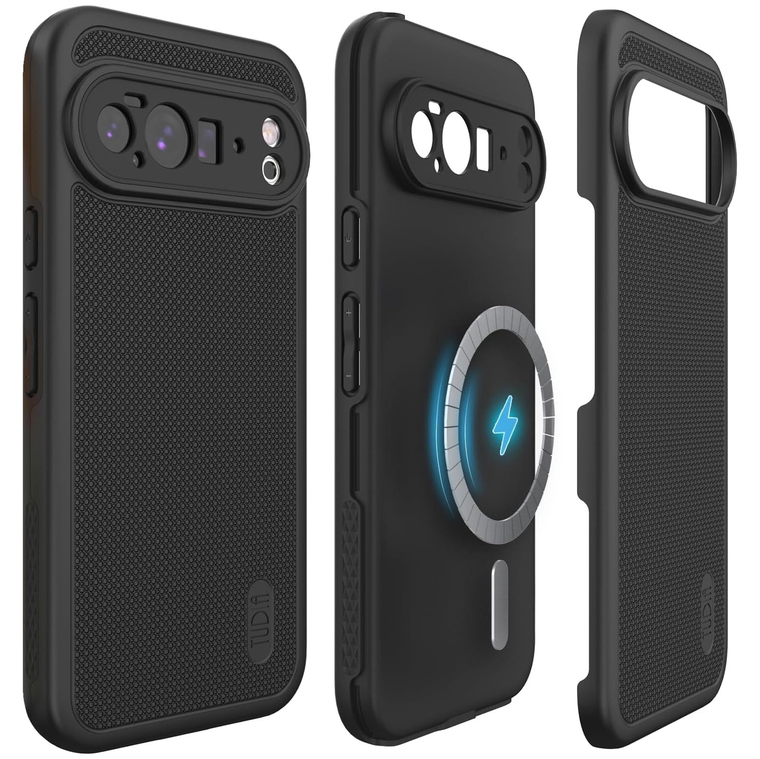 TUDIA MergeGrip Google Pixel 10 Pro XL Case 2025 MagSafe Compatible - Black