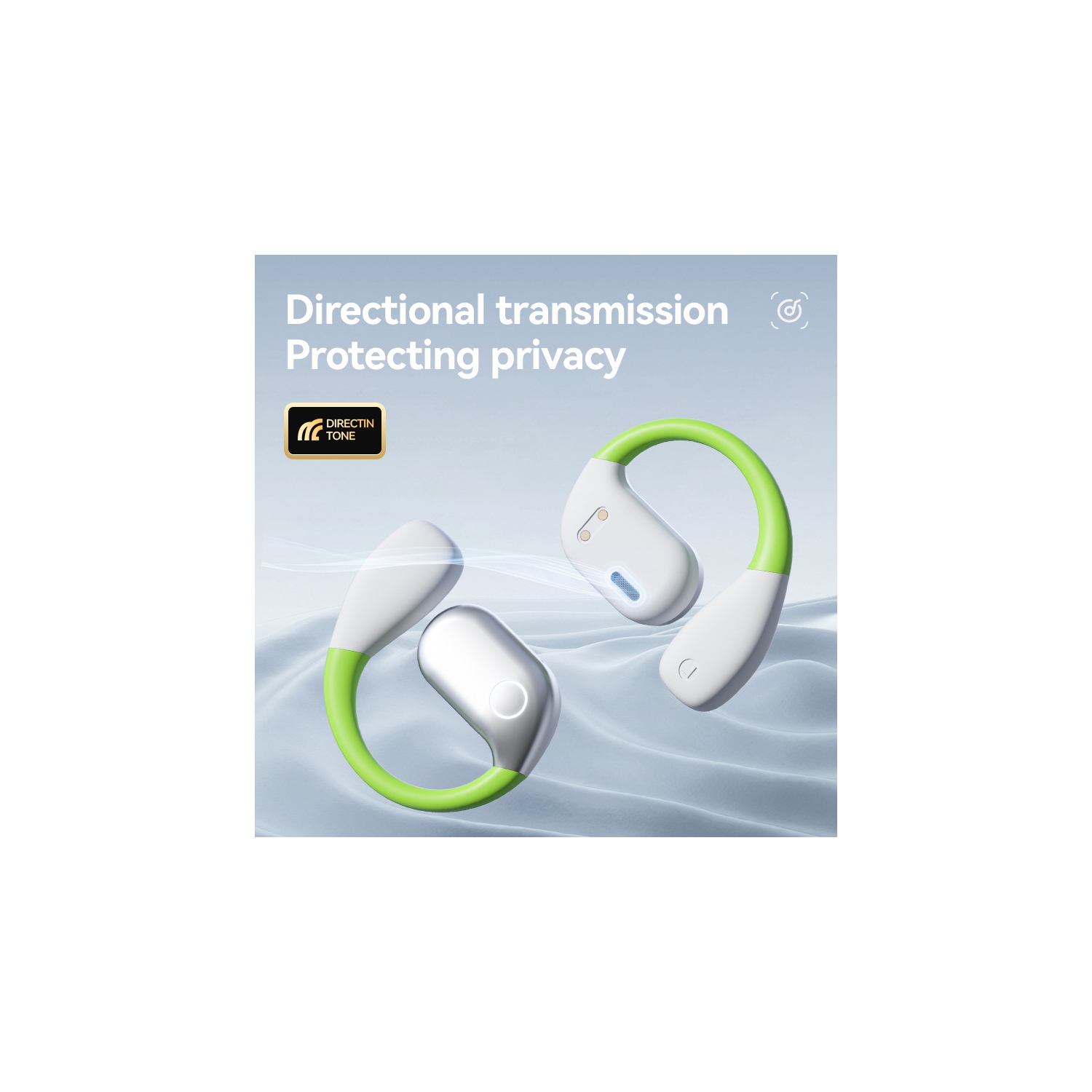 Open Ear Earbuds for Workout Running,Wireless Bluetooth Earphones,Over-Ear Sports Headphone,Wireless Headsets with Earhooks Noise Cancelling Mic