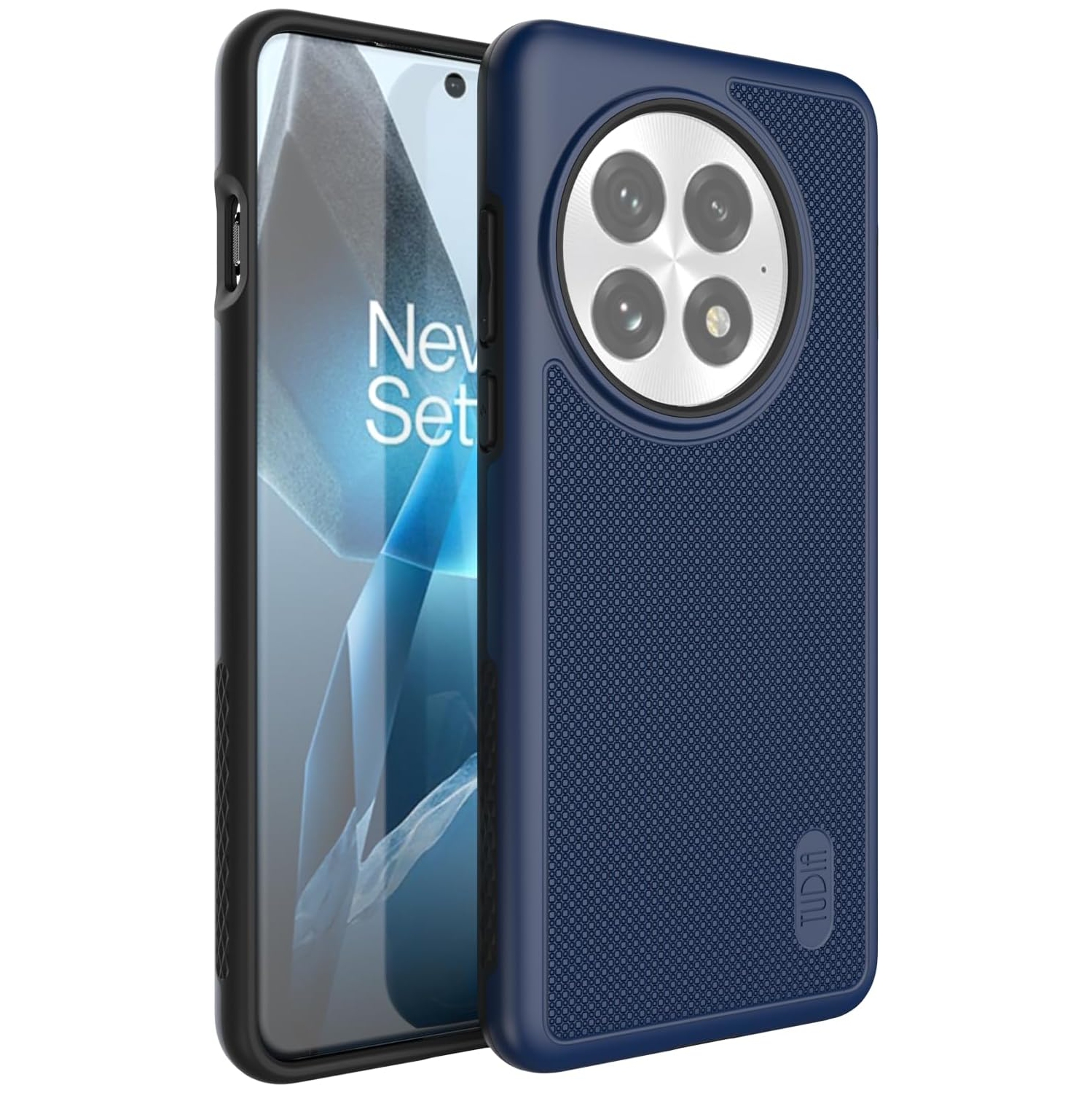 Étui MergeGrip de TUDIA pour protection contre les chutes OnePlus 13 5G 2025 - Bleu indigo