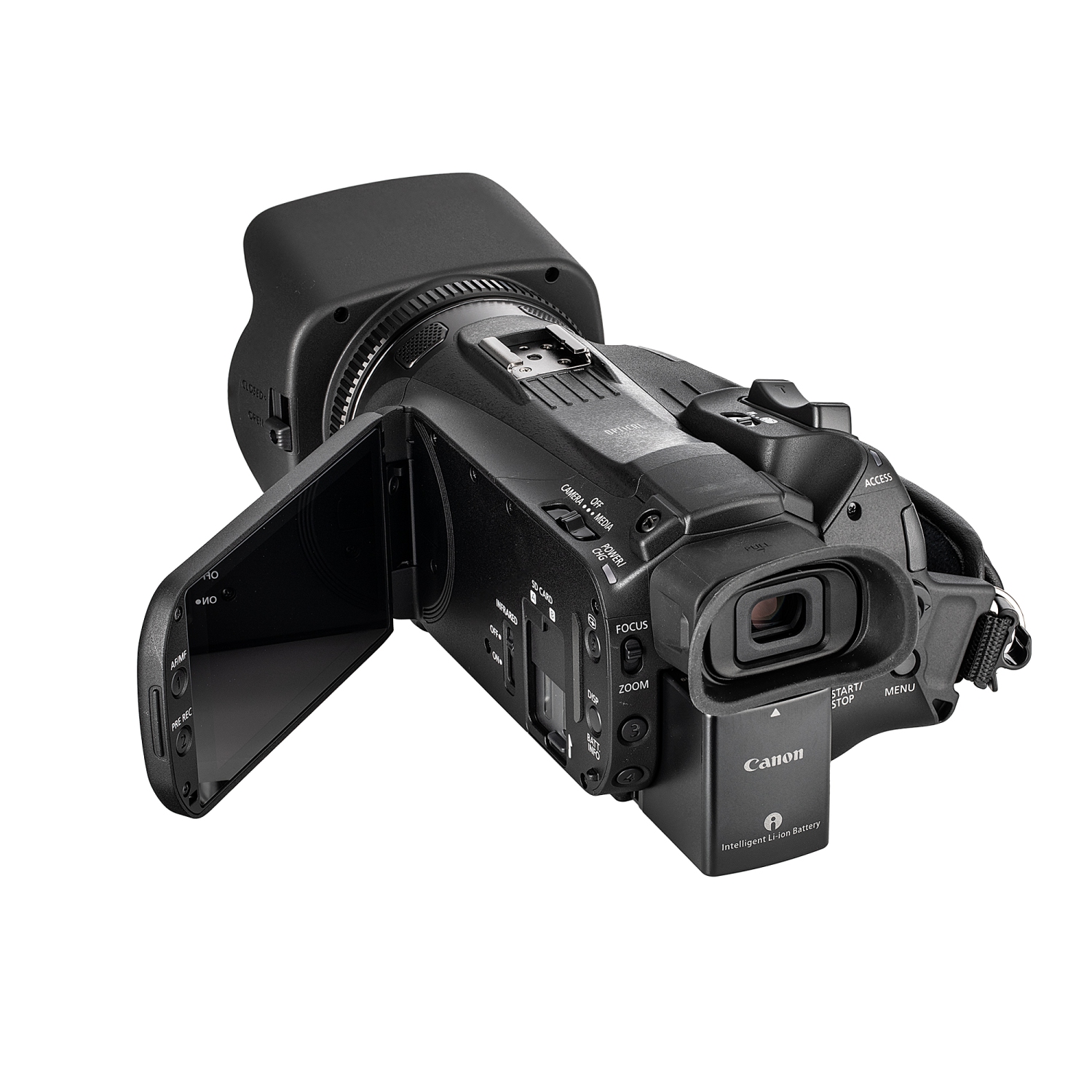 Canon XA60 PAL Professional UHD 4K Camcorder + 128GB SD Card + Microphone + More