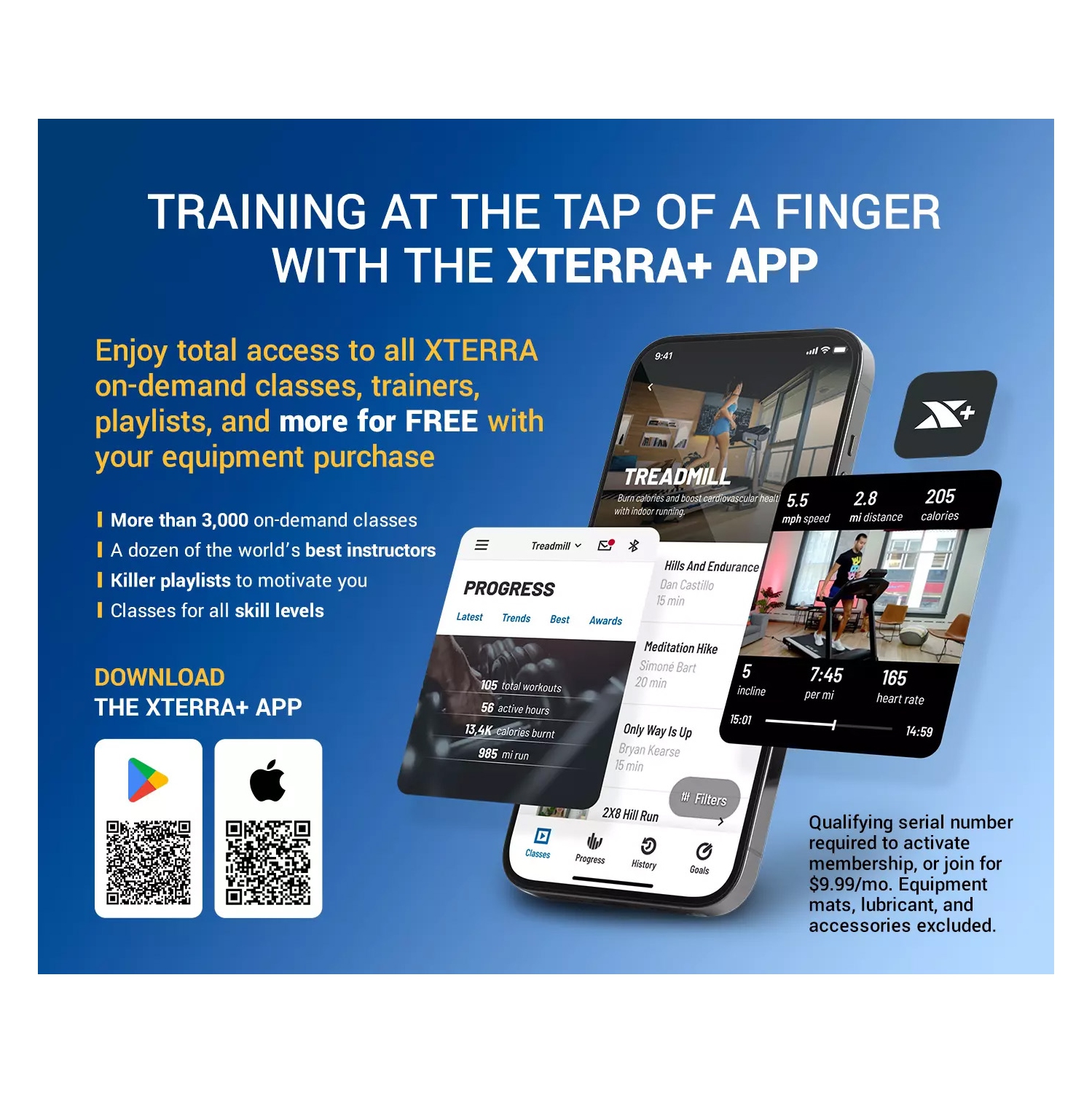 Xterra Fitness WS200 WalkSlim Folding Treadmill