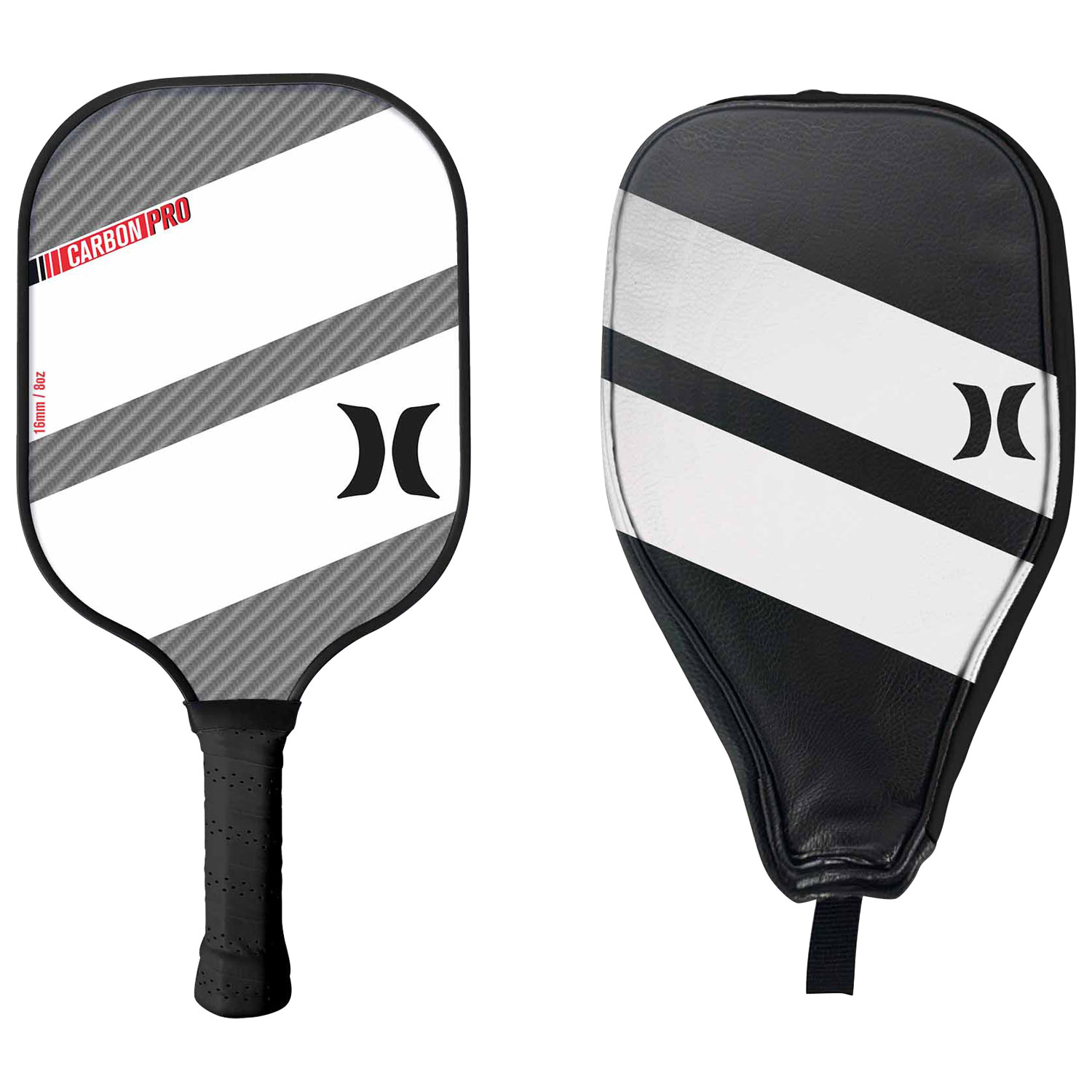 Raquette de pickleball en fibre de verre de Hurley - Blanc