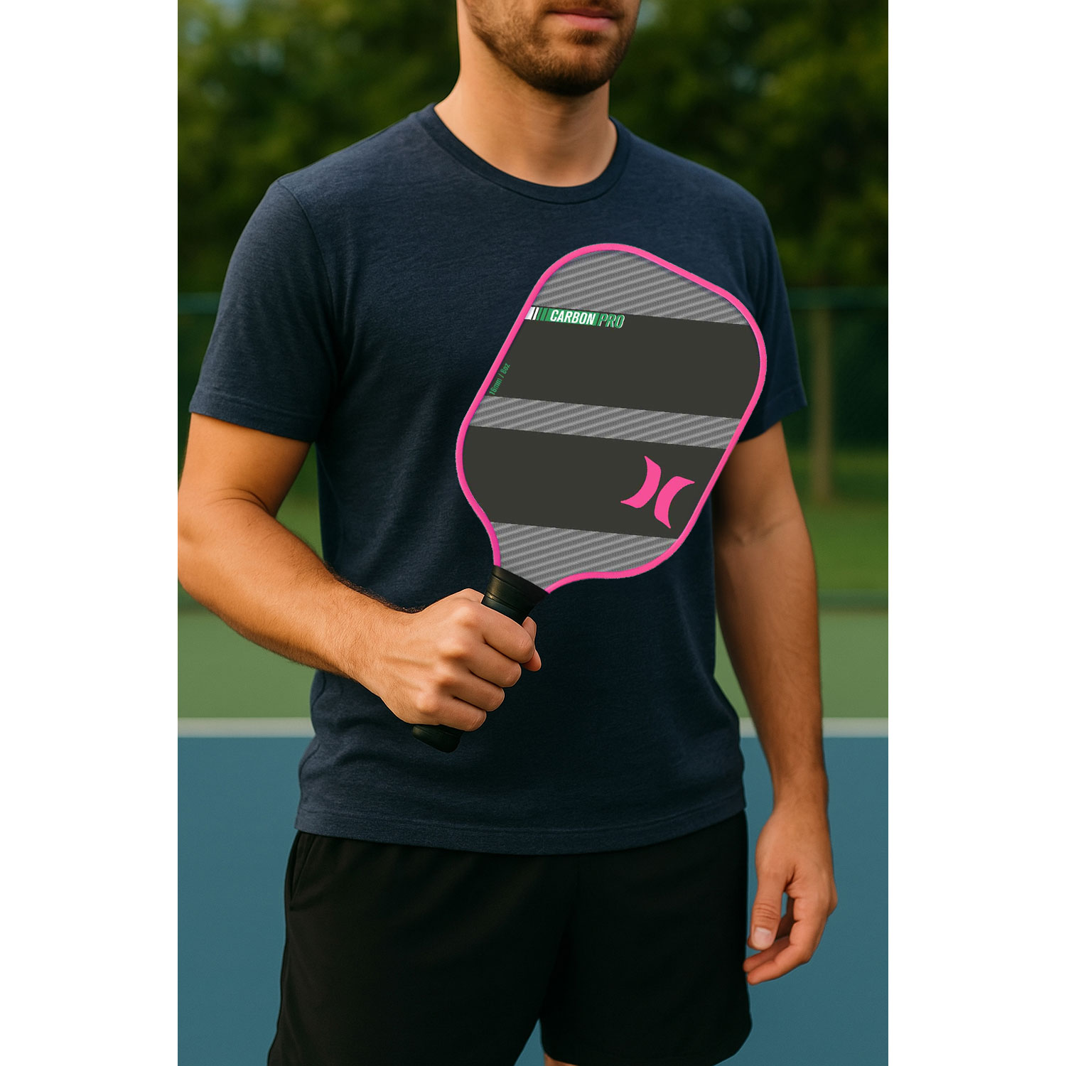 Raquette de pickleball en fibre de verre de Hurley - Rose