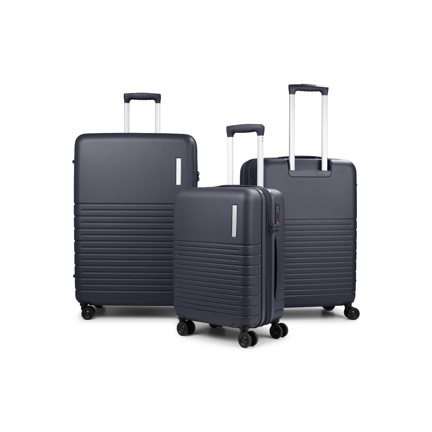 Ensemble de 3 valises extensibles Birmingham de Bugatti - Bleu marine