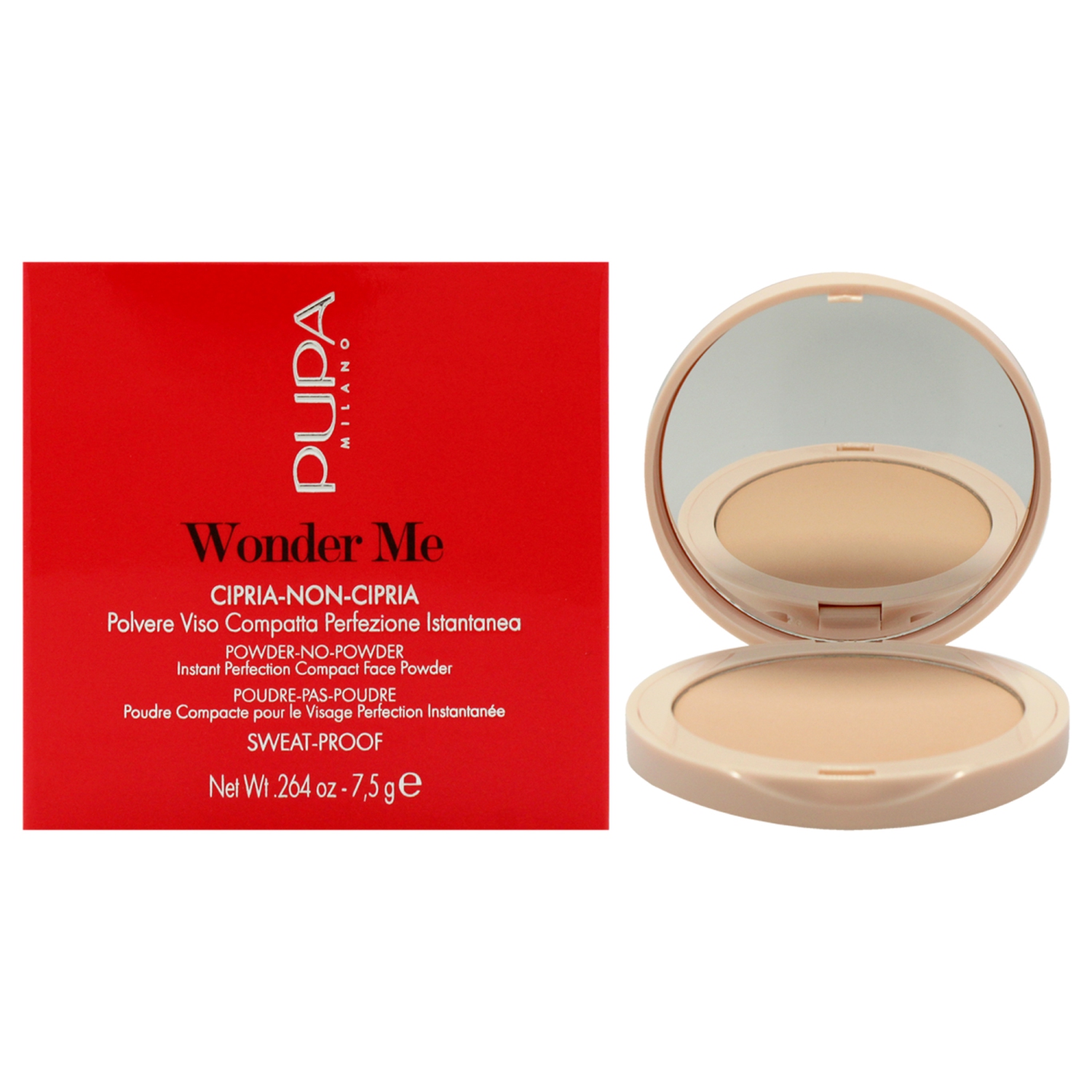 Wonder Me Powder No Powder - 030 Warm Beige by Pupa Milano for Women - 0.26 oz Powder