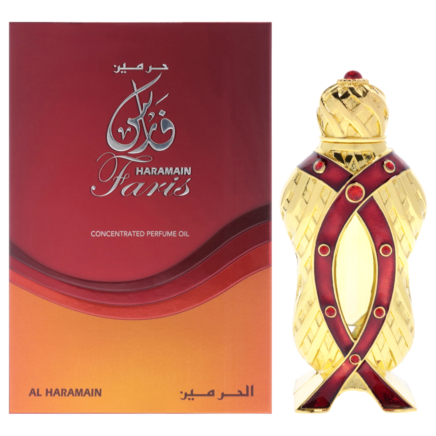 Faris by Al Haramain for Unisex - 0.4 oz Concentrated Perfume Oil