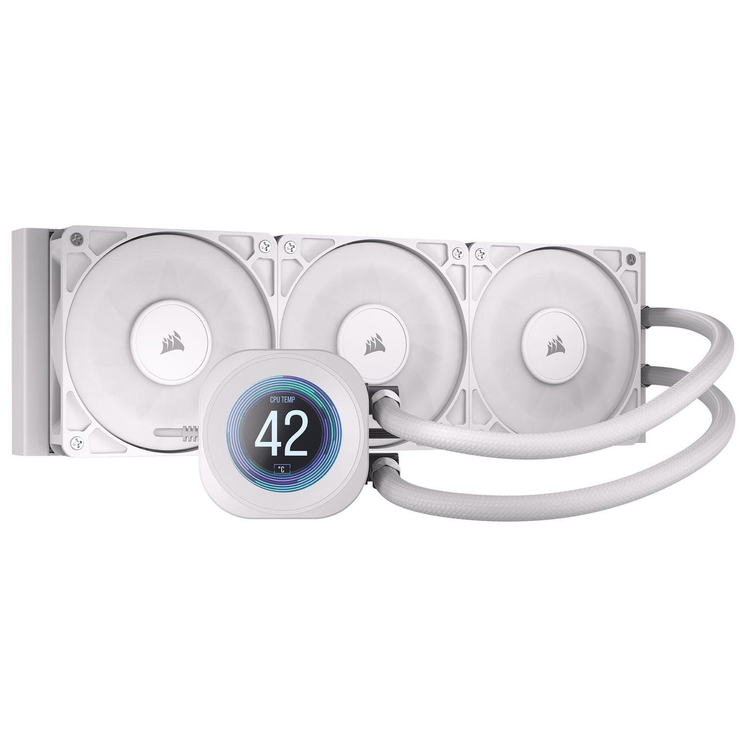 Système de refroidissement liquide pour processeur Nautilus 360 RS ACL de Corsair - Blanc