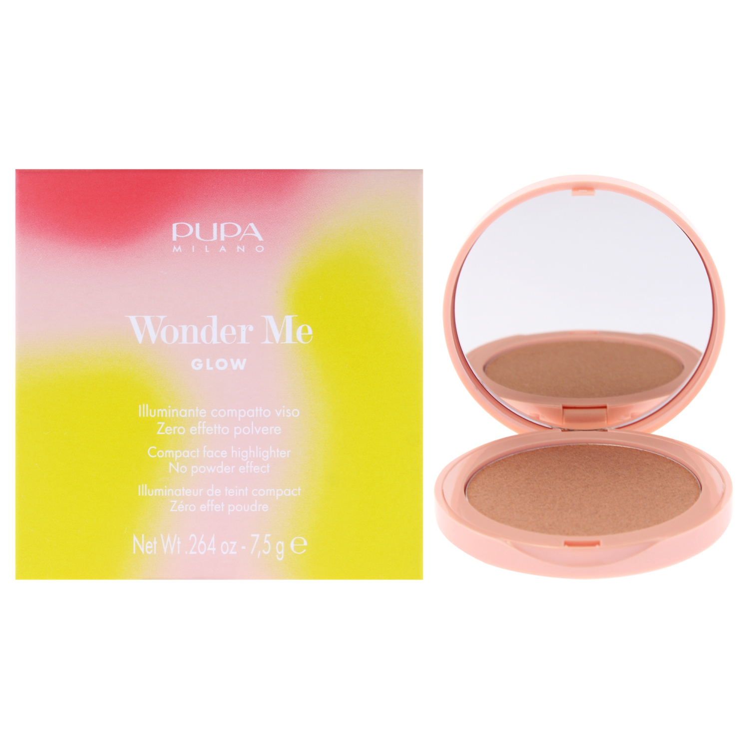Wonder Me Glow - Shimmery Rose by Pupa Milano for Women - 0.264 oz Highlighter