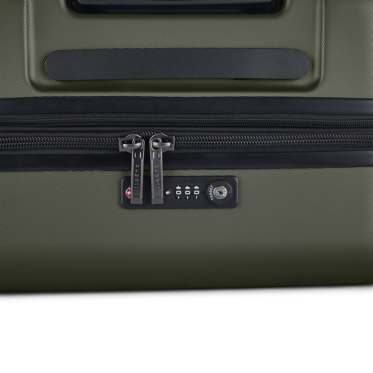 Grande valise rigide Wellington de Bugatti avec extension - Vert