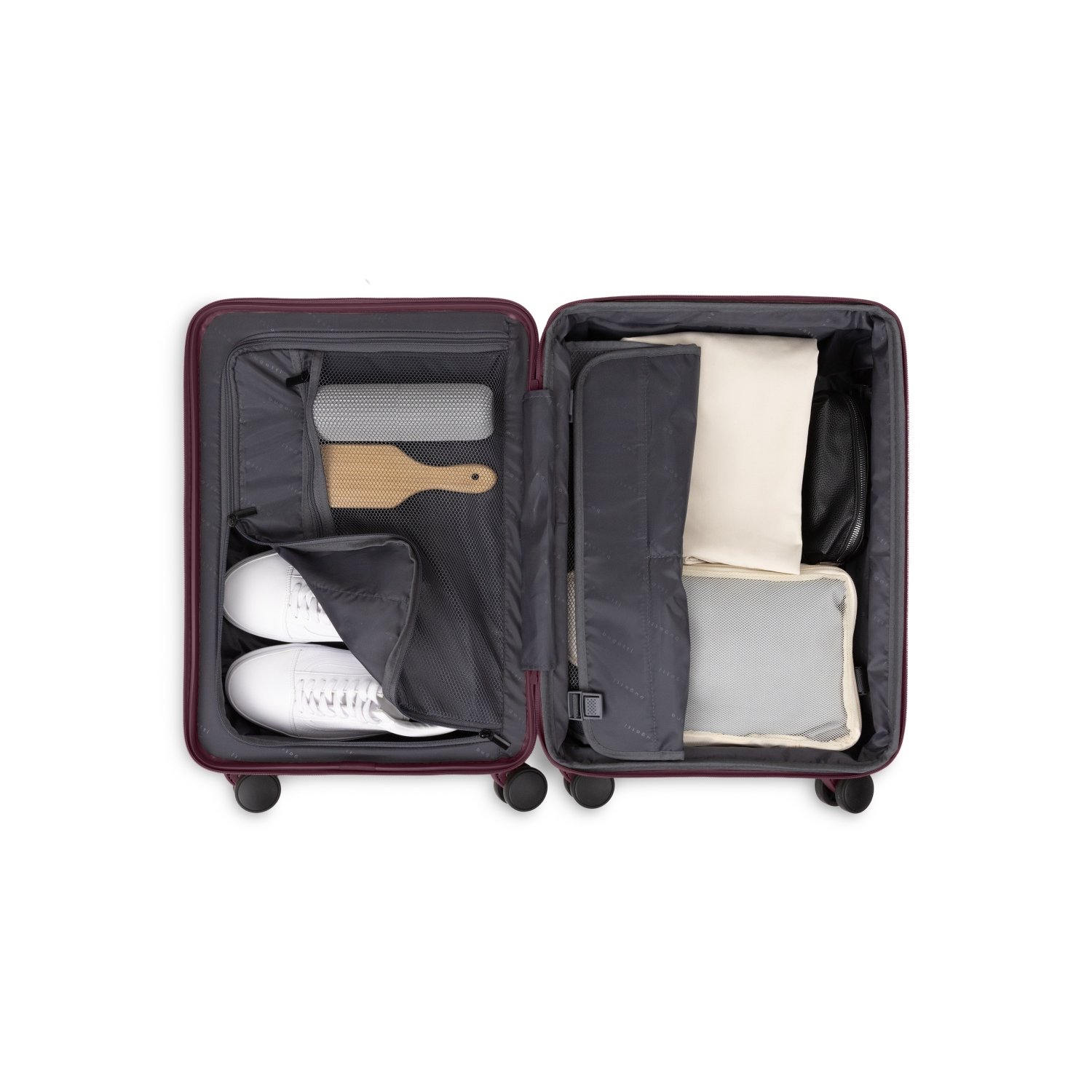 Bugatti - Munich Hardside Carry-on Luggage with Expansion - Purple