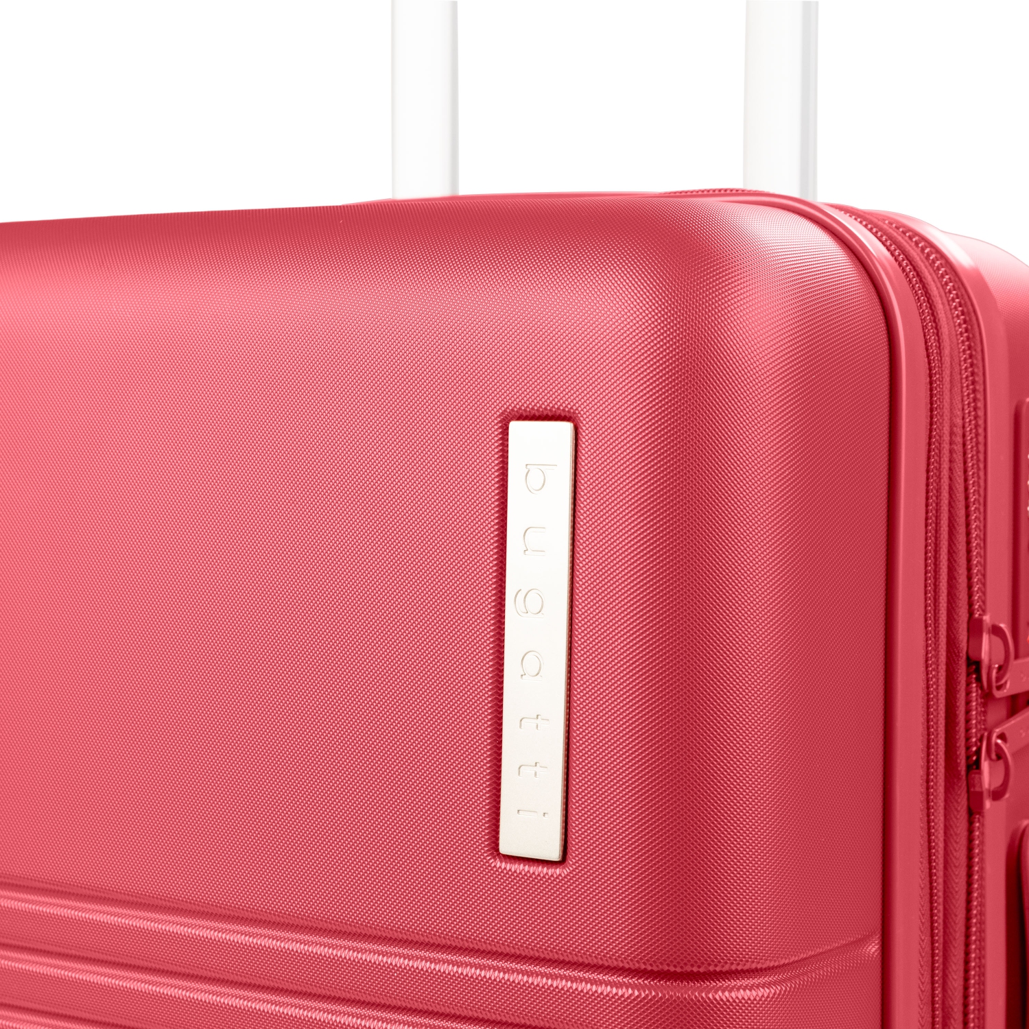 Bugatti - Birmigham Check-In Large Hardside Luggage with Expansion - Red